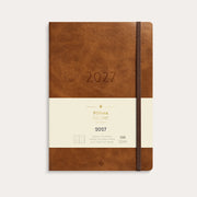 Kalender 2027 Agency A5 Forma Deluxe Braun