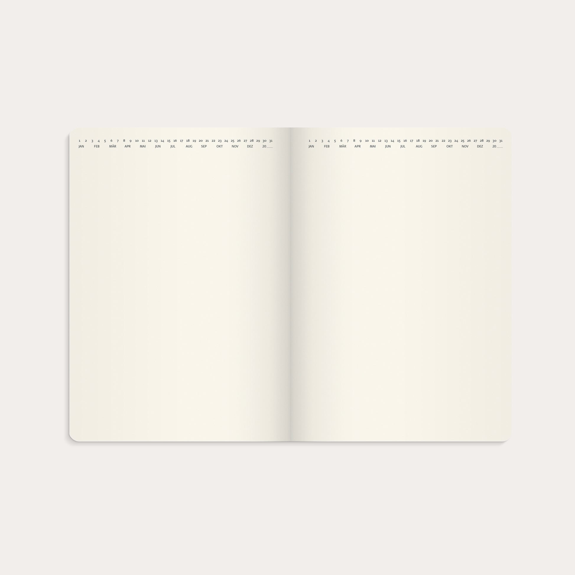 Kalender 2026 Agency A5 Forma Deluxe schwarz – detail view