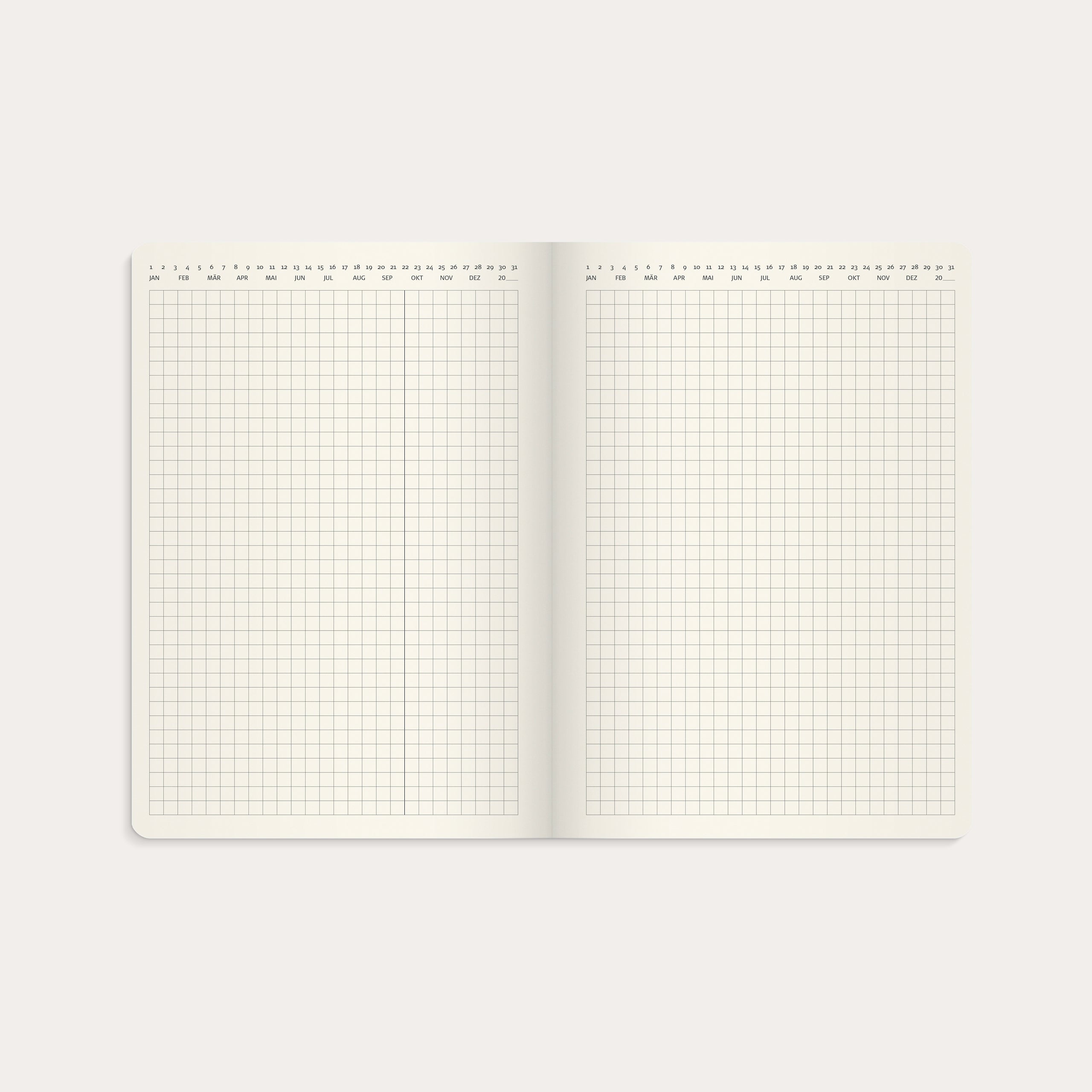 Kalender 2026 Agency A5 Forma Deluxe braun