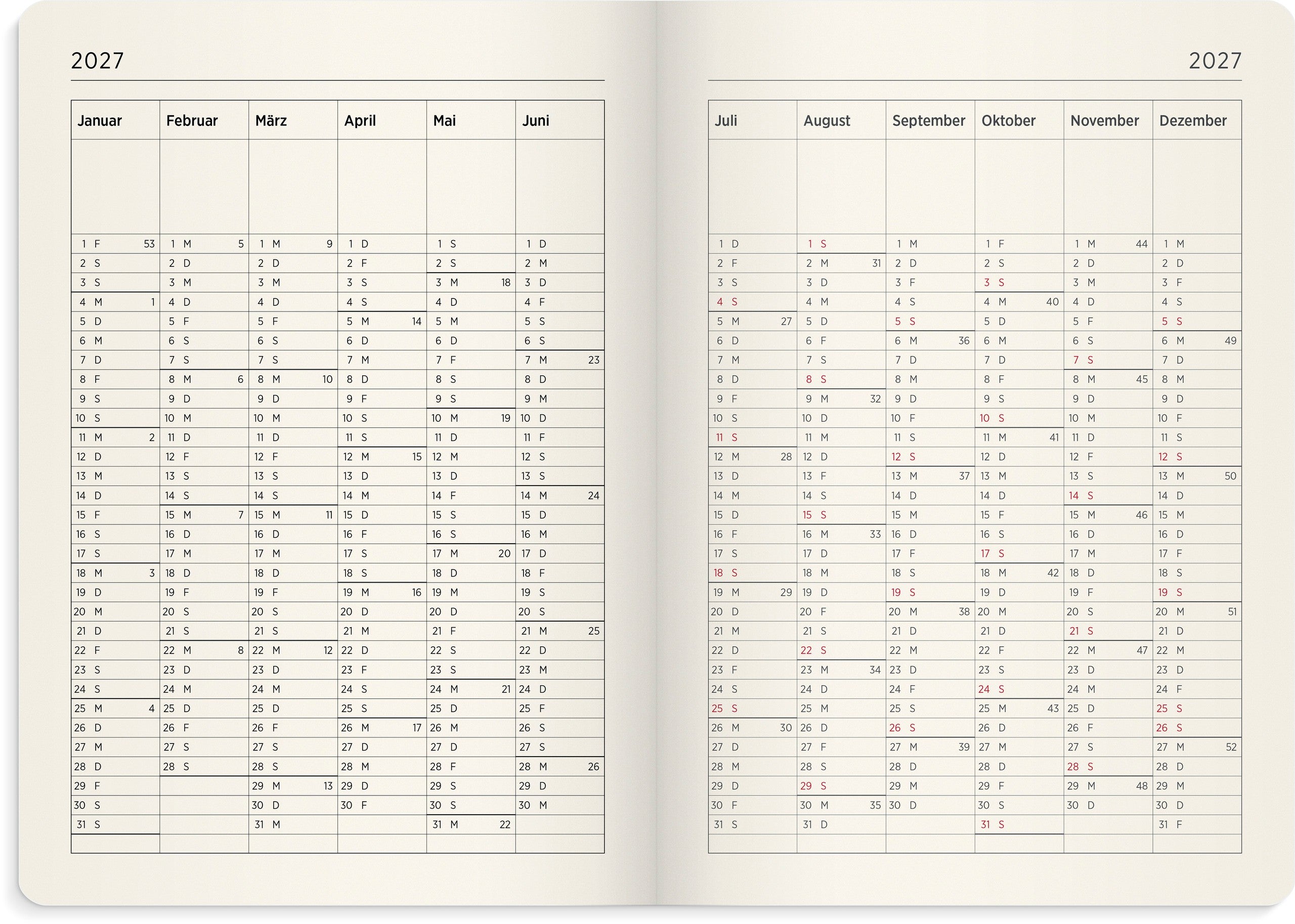 Senator A5 Forma Deluxe 26/27 Velourleder braun 17-Monats