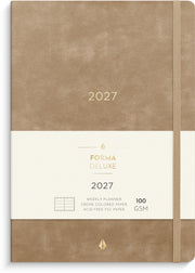 Kalender 2027 Senator A5 Forma Deluxe Mocka braun