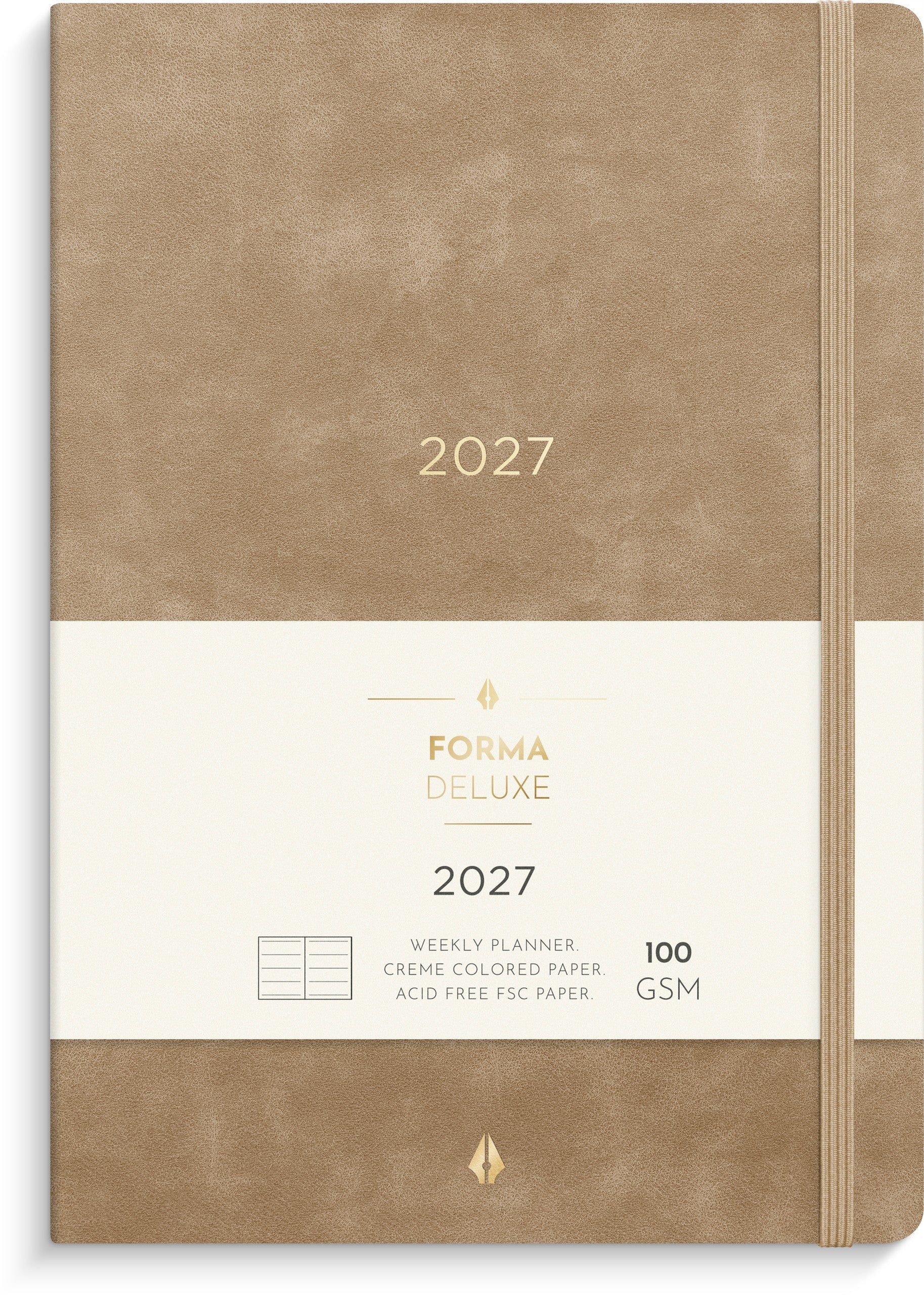 Kalender 2027 Senator A5 Forma Deluxe Mocka braun