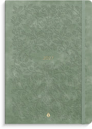 Kalender 2027 Senator A5 Forma Deluxe Velourleder grün