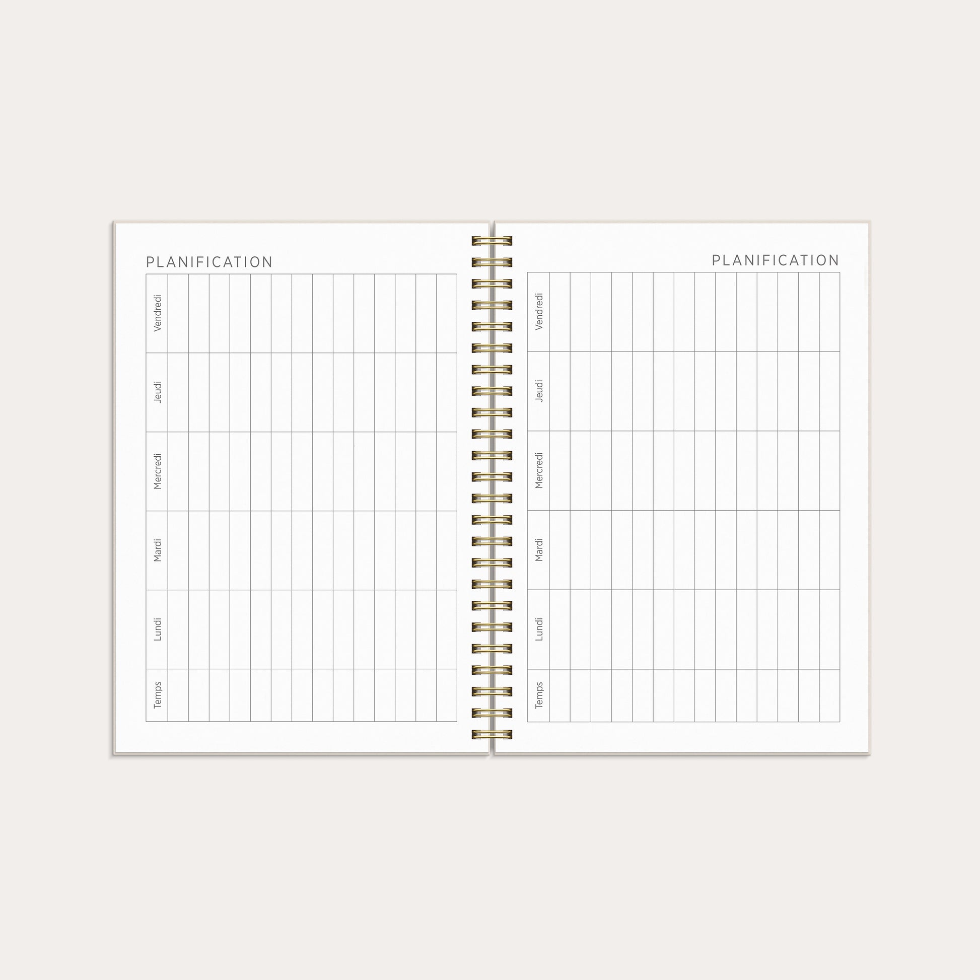 Calendrier 26/27 Senator A5 Story Fleurs – detail view