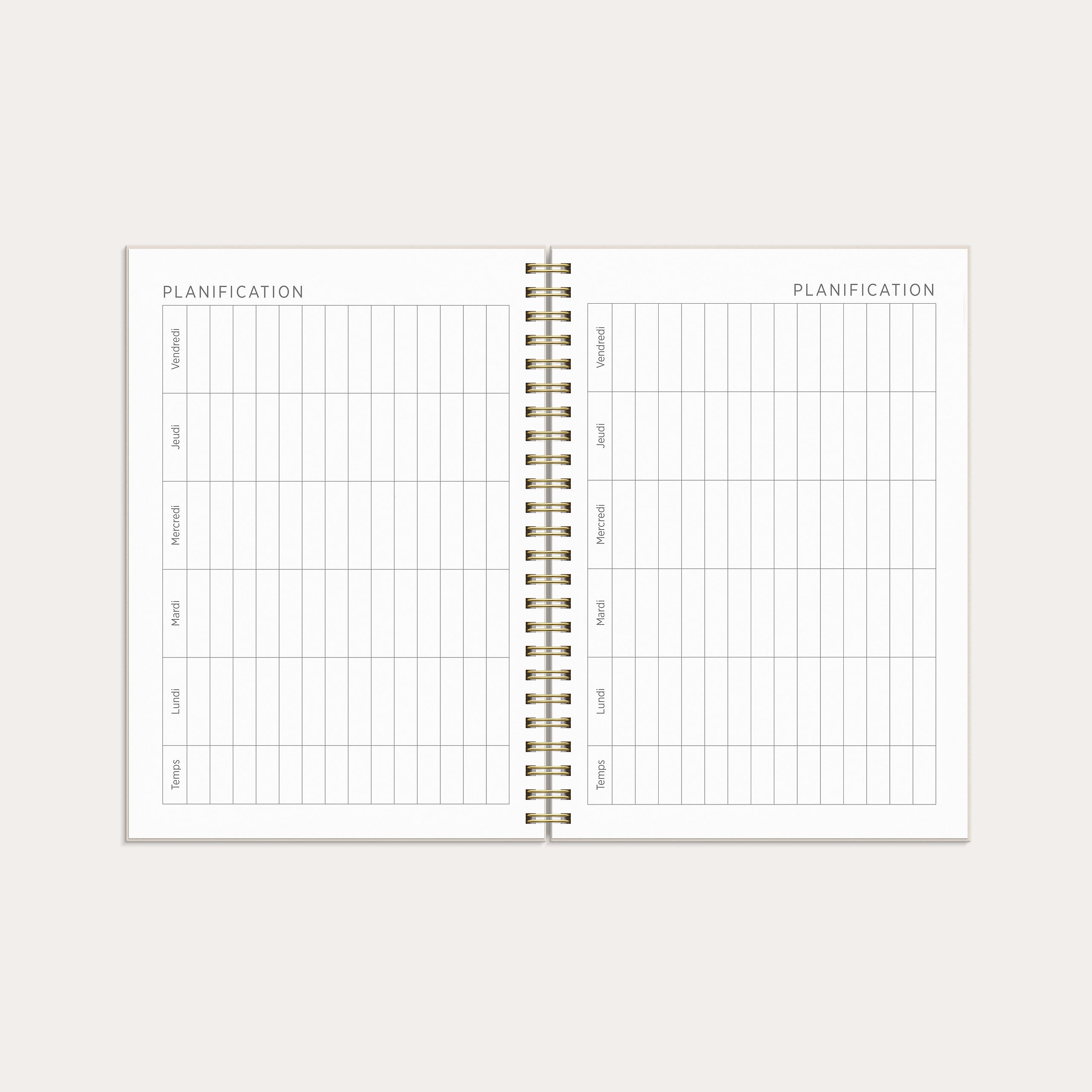 Calendrier 26/27 Senator A5 Story Fleurs – detail view