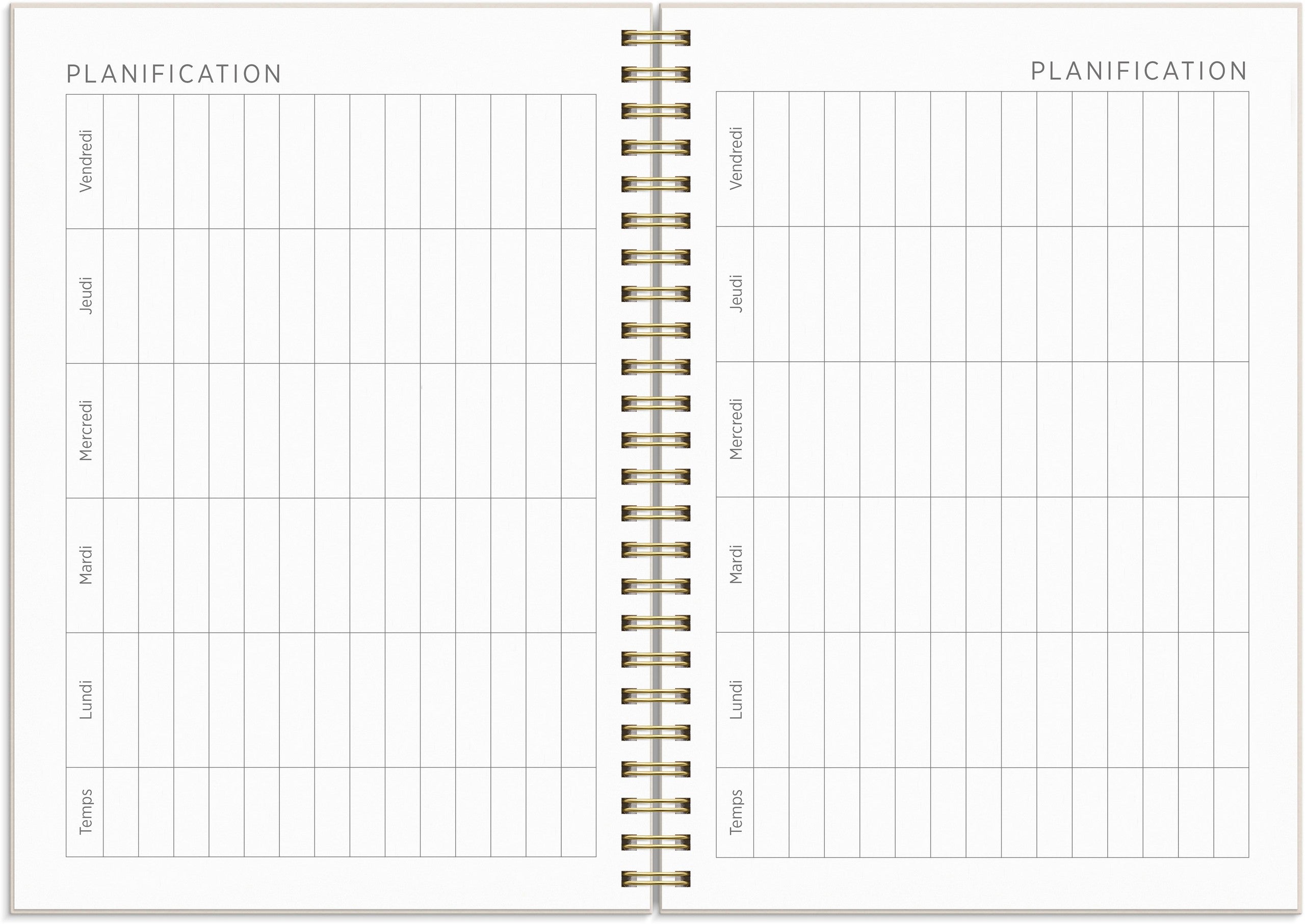 Calendrier 26/27 Senator A5 Story Fleurs