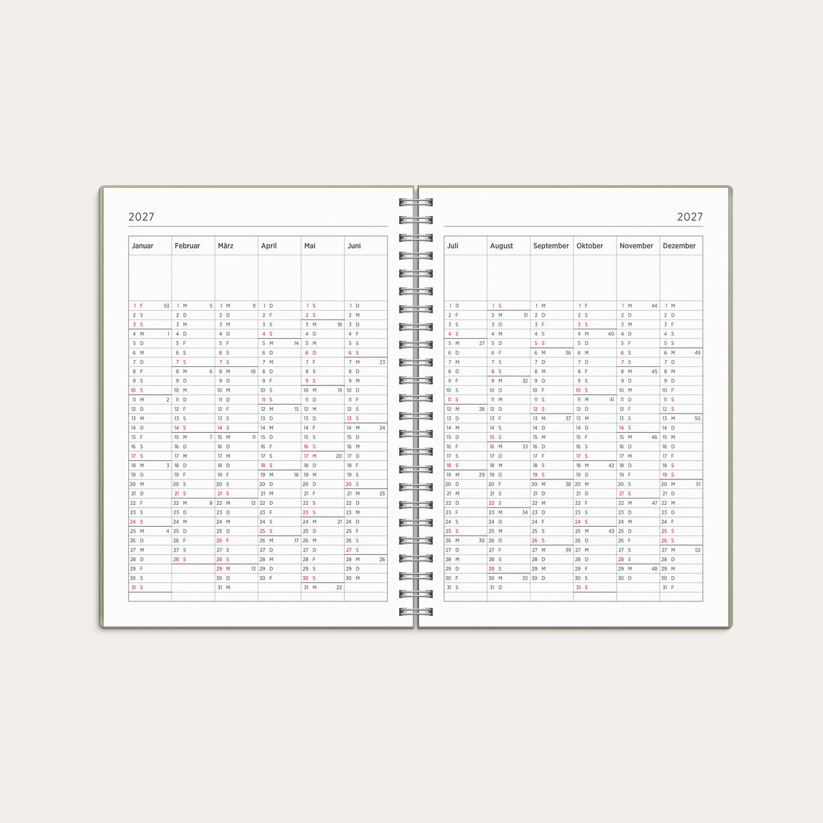 Kalender 26/27 Senator A5 Story Blatt