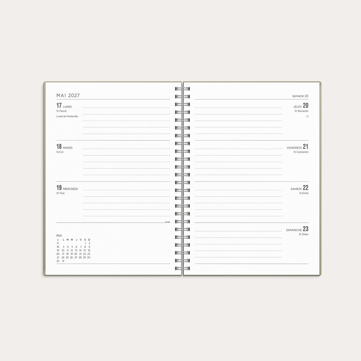 Agenda 26/27 Senator A5 Story Feuille