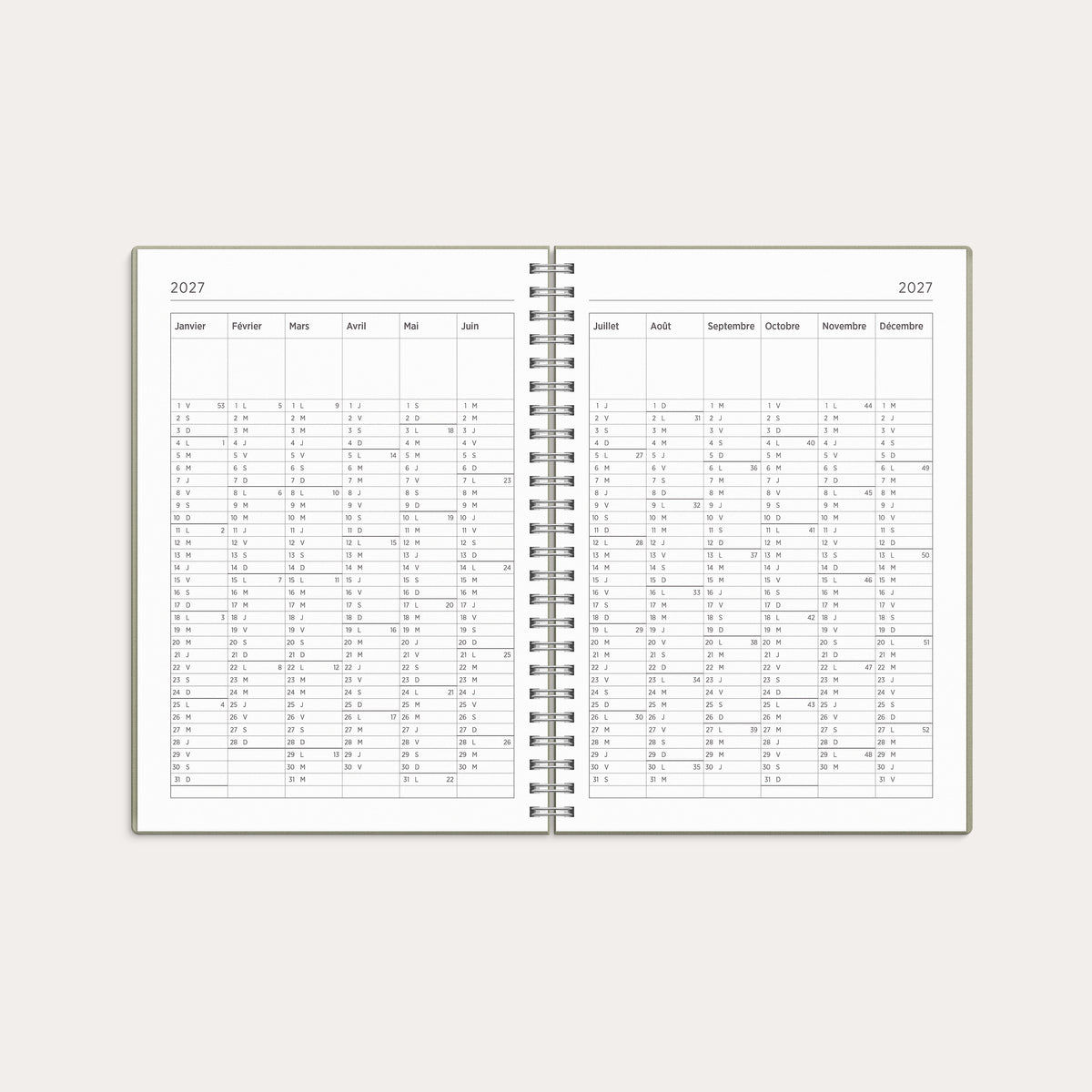 Agenda 26/27 Senator A5 Story Feuille