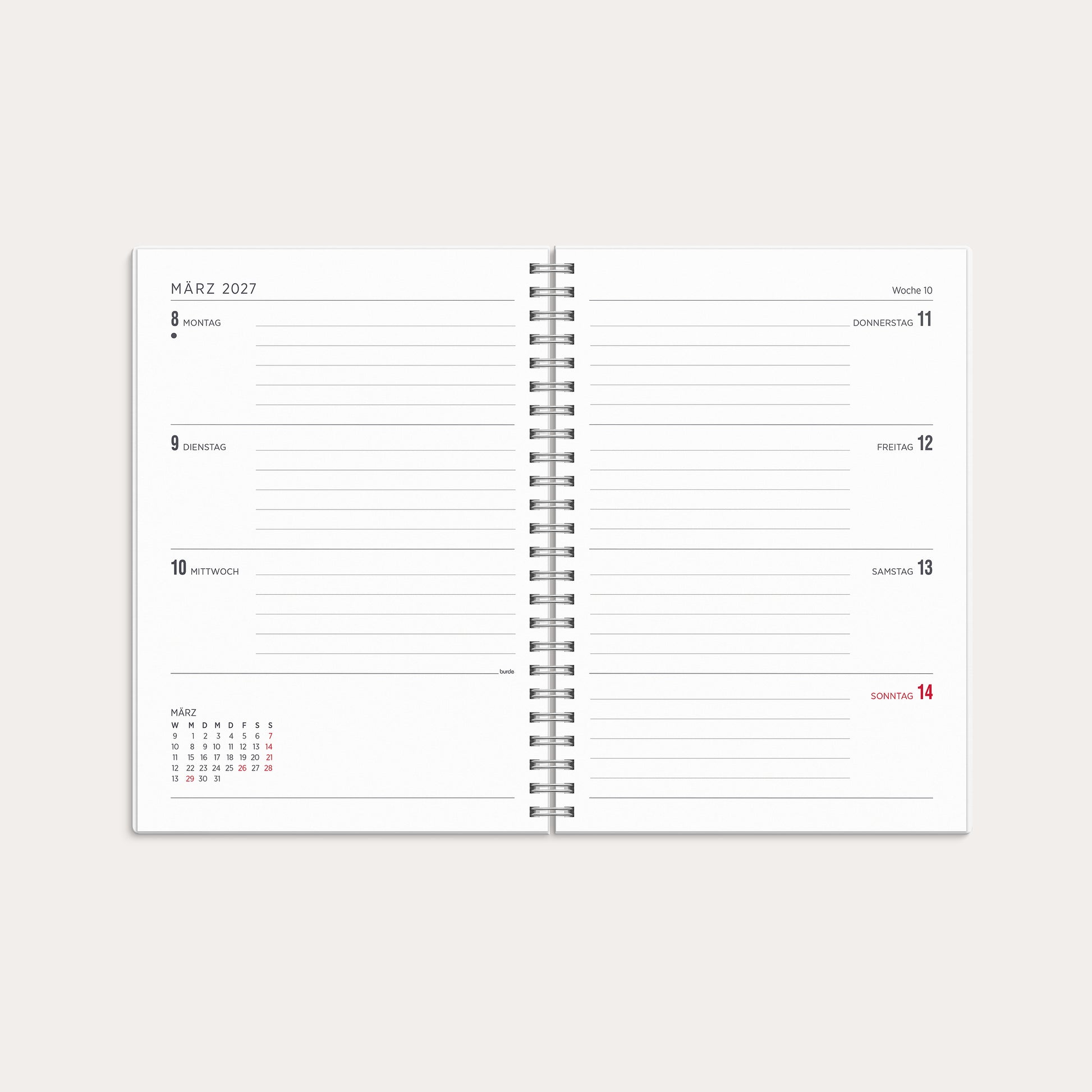 Kalender 26/27 Senator A5 Star – detail view