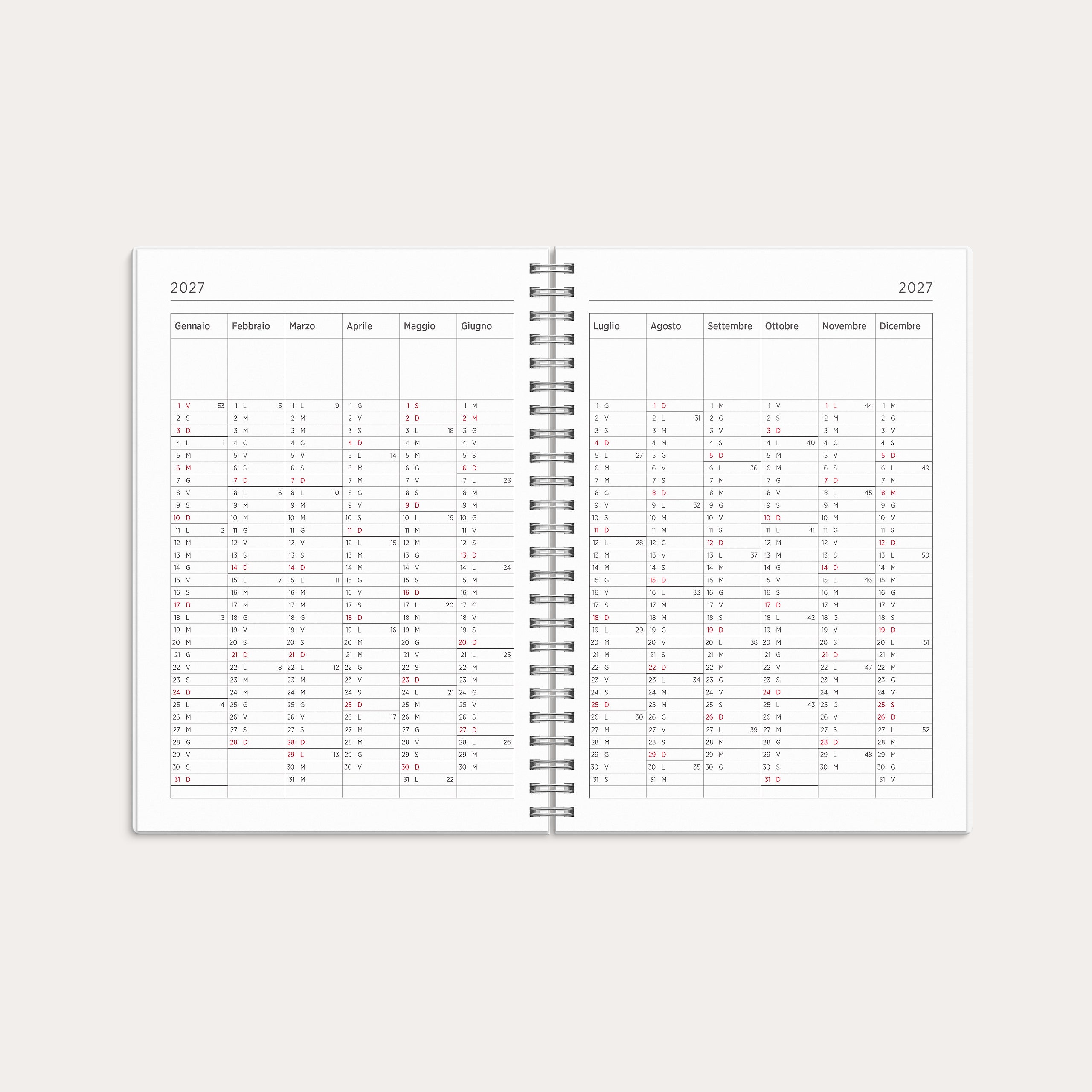 Calendario 26/27 Senator A5 Stella