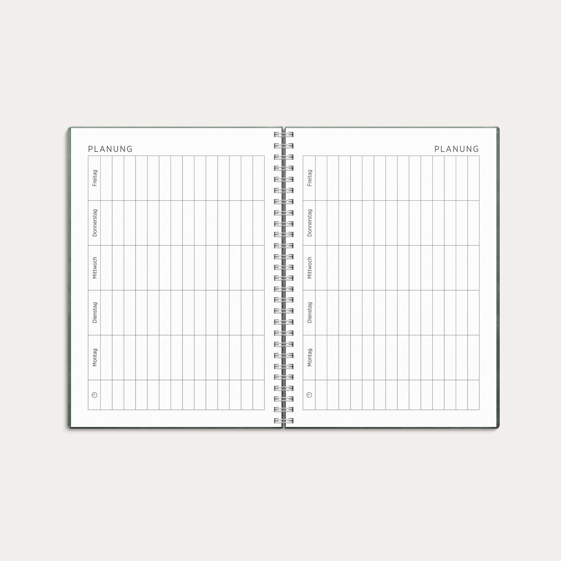 Kalender 26/27 Senator A5 Twist Grün – detail view