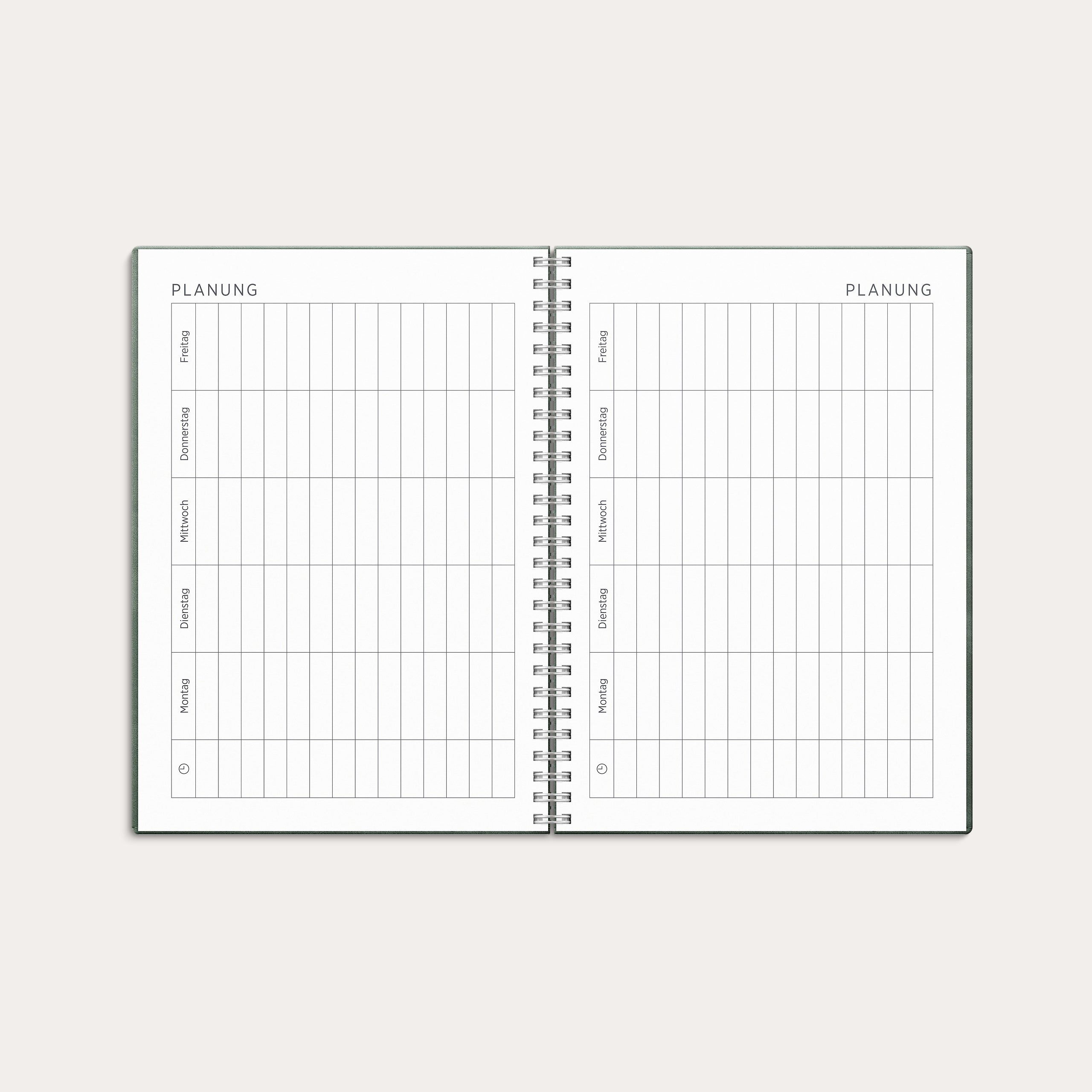 Kalender 26/27 Senator A5 Twist Grün – detail view