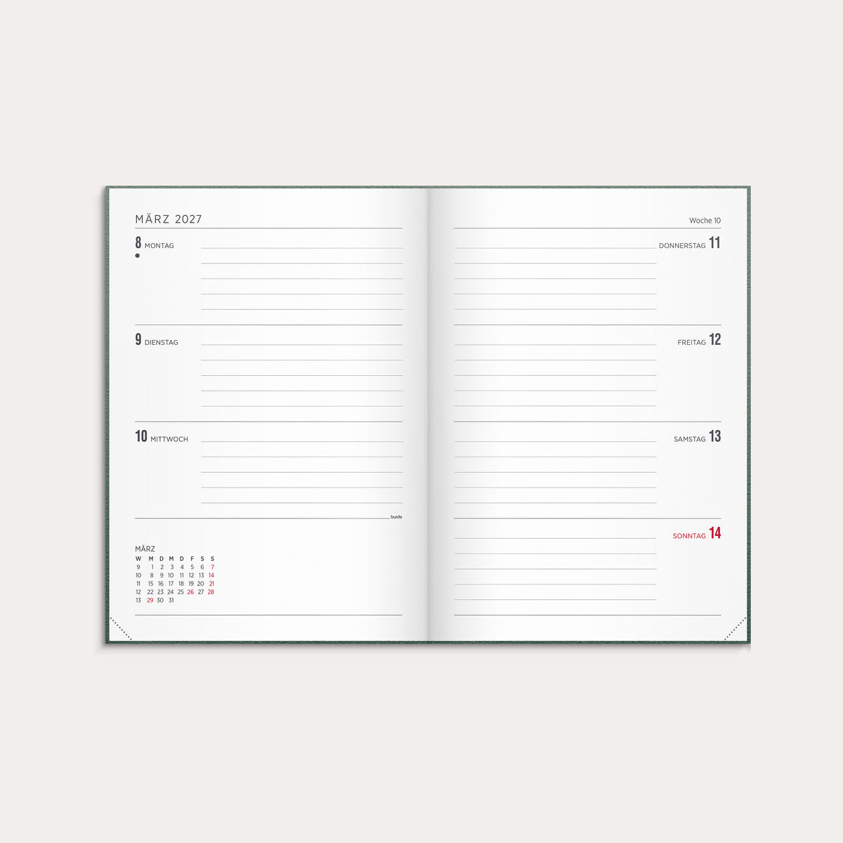 Agenda 26/27 Senator A5 Vega Noir