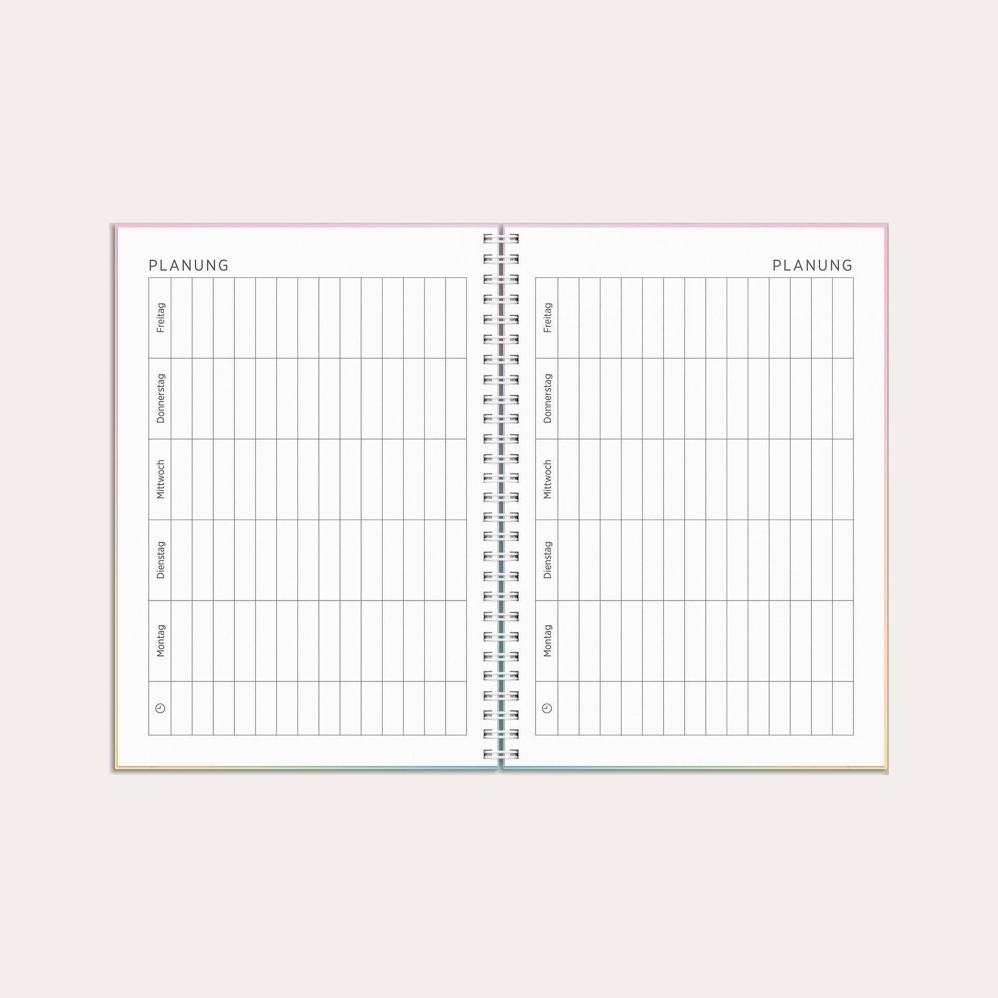 Kalender 26/27 Senator A5 Regenbogen – detail view