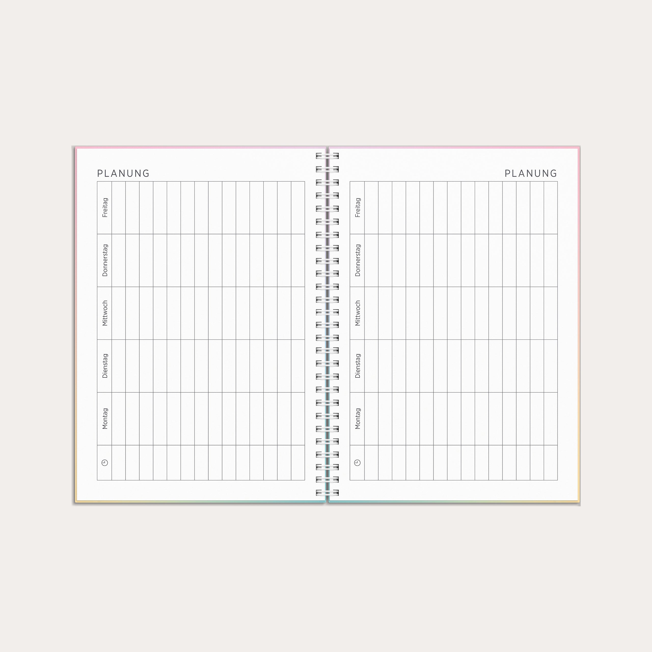 Kalender 26/27 Senator A5 Regenbogen – detail view