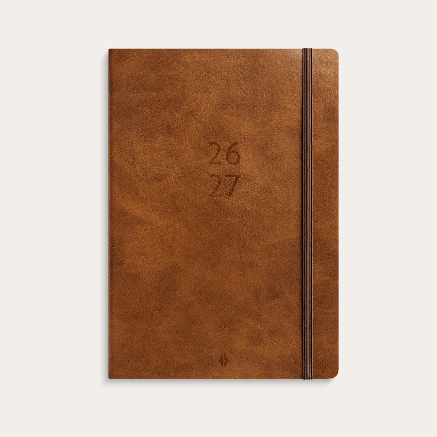 Agenda 26/27 Senator A5 Forma Deluxe Marron