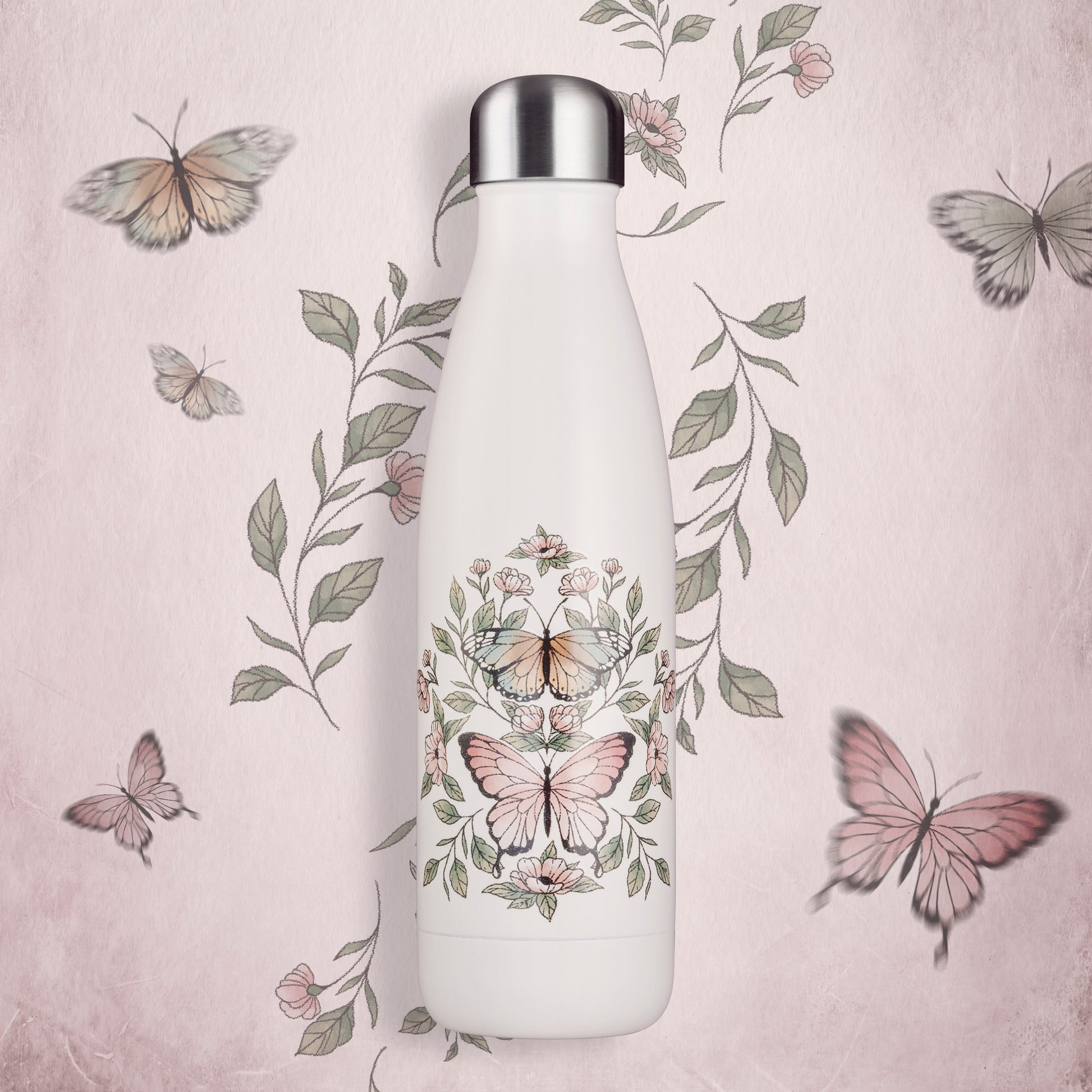 Termosflaska Butterflies – lifestyle