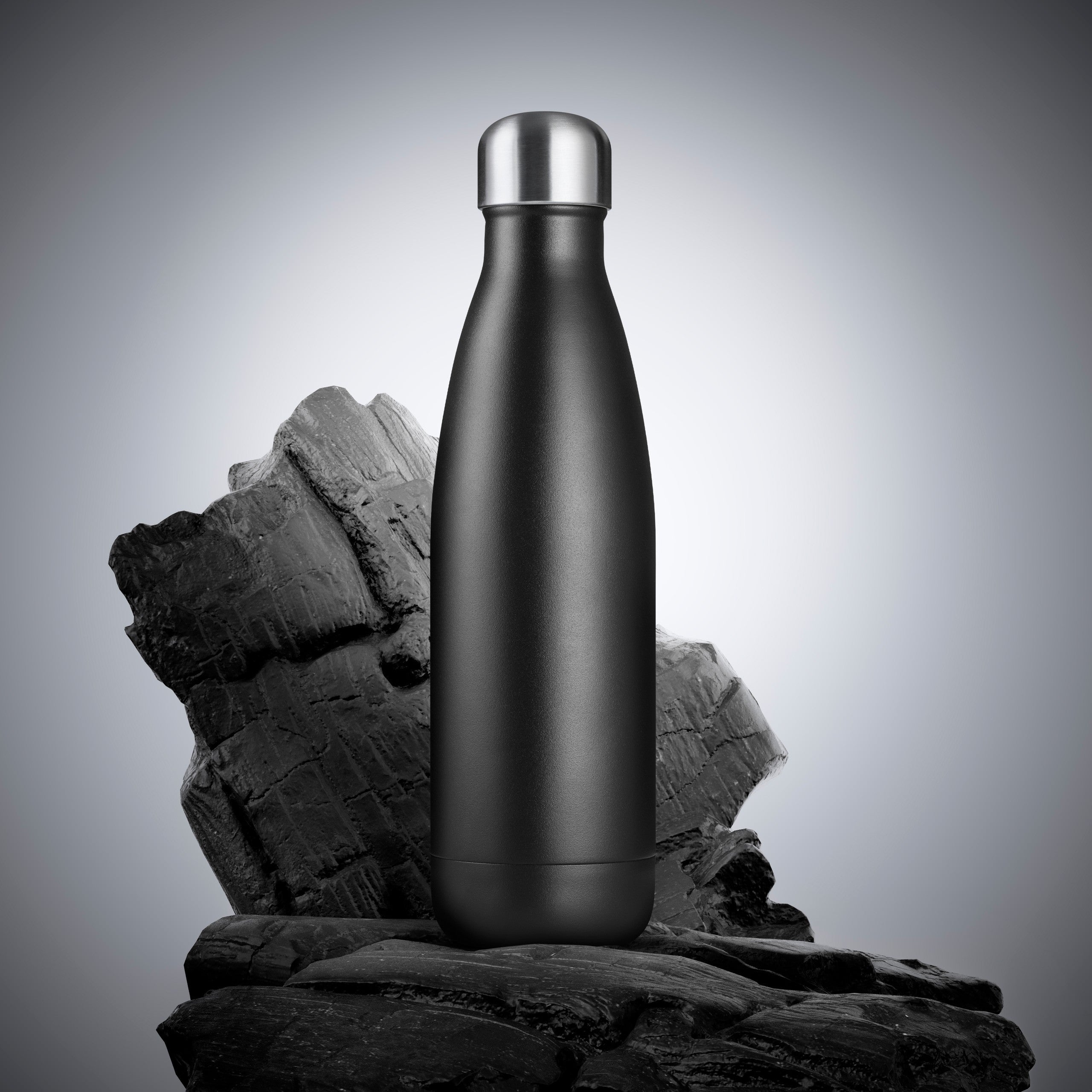 Bouteille thermos Matte black