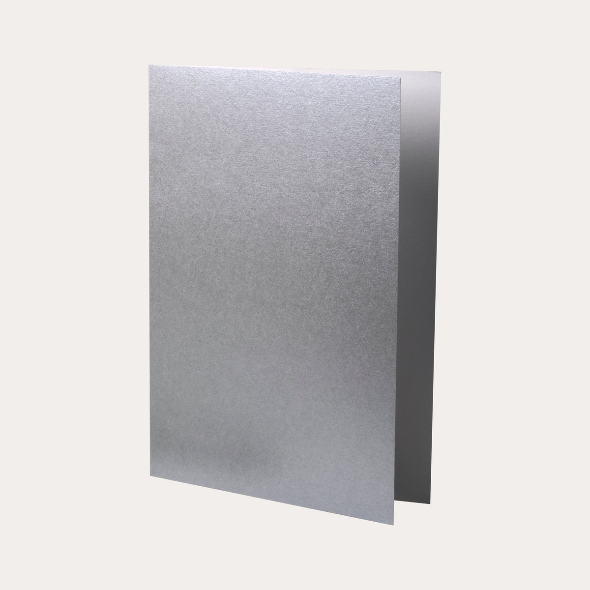 A6 Kort Dubbla Stående 5-pack Silver