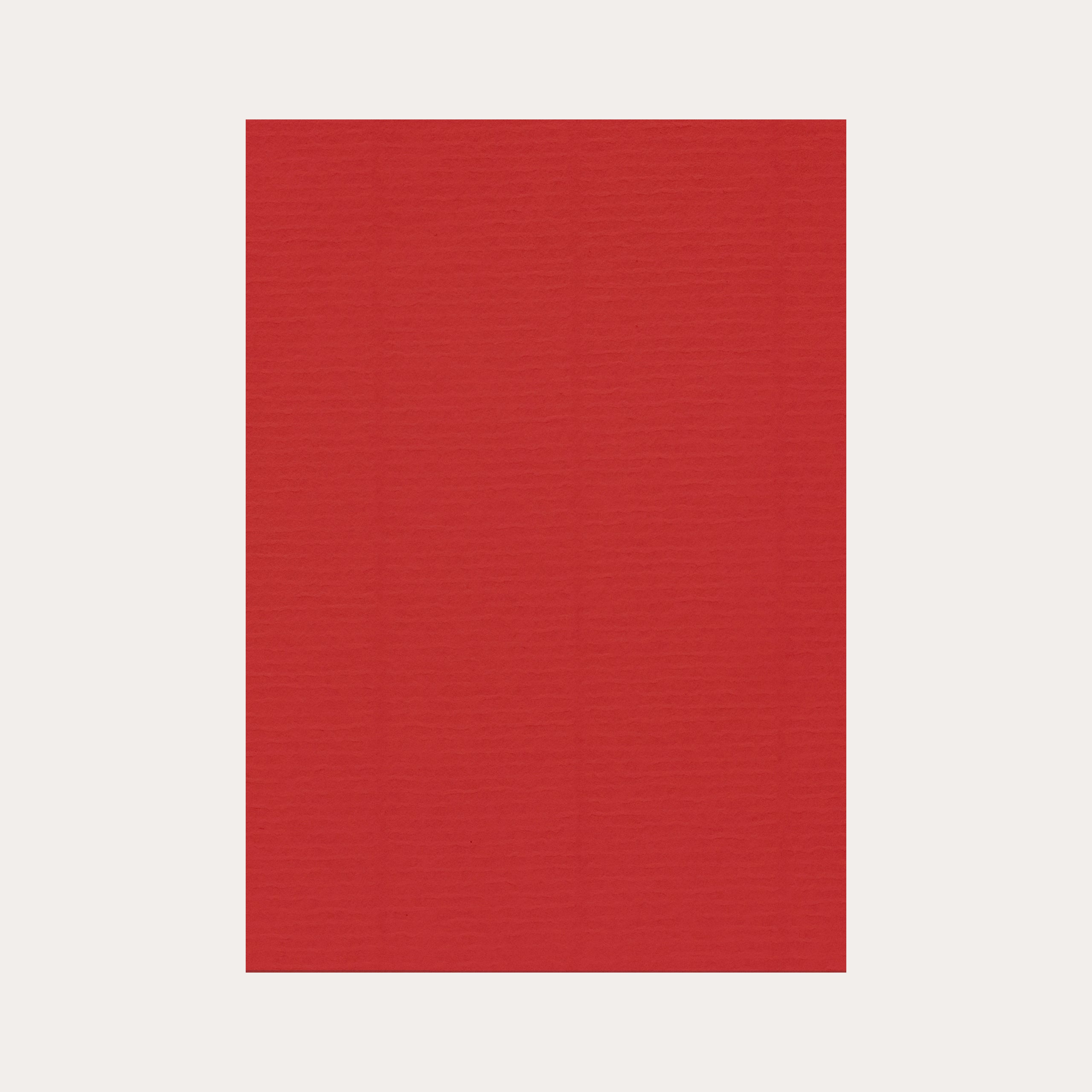 Biglietti A6 Semplici 10 pezzi Rosso