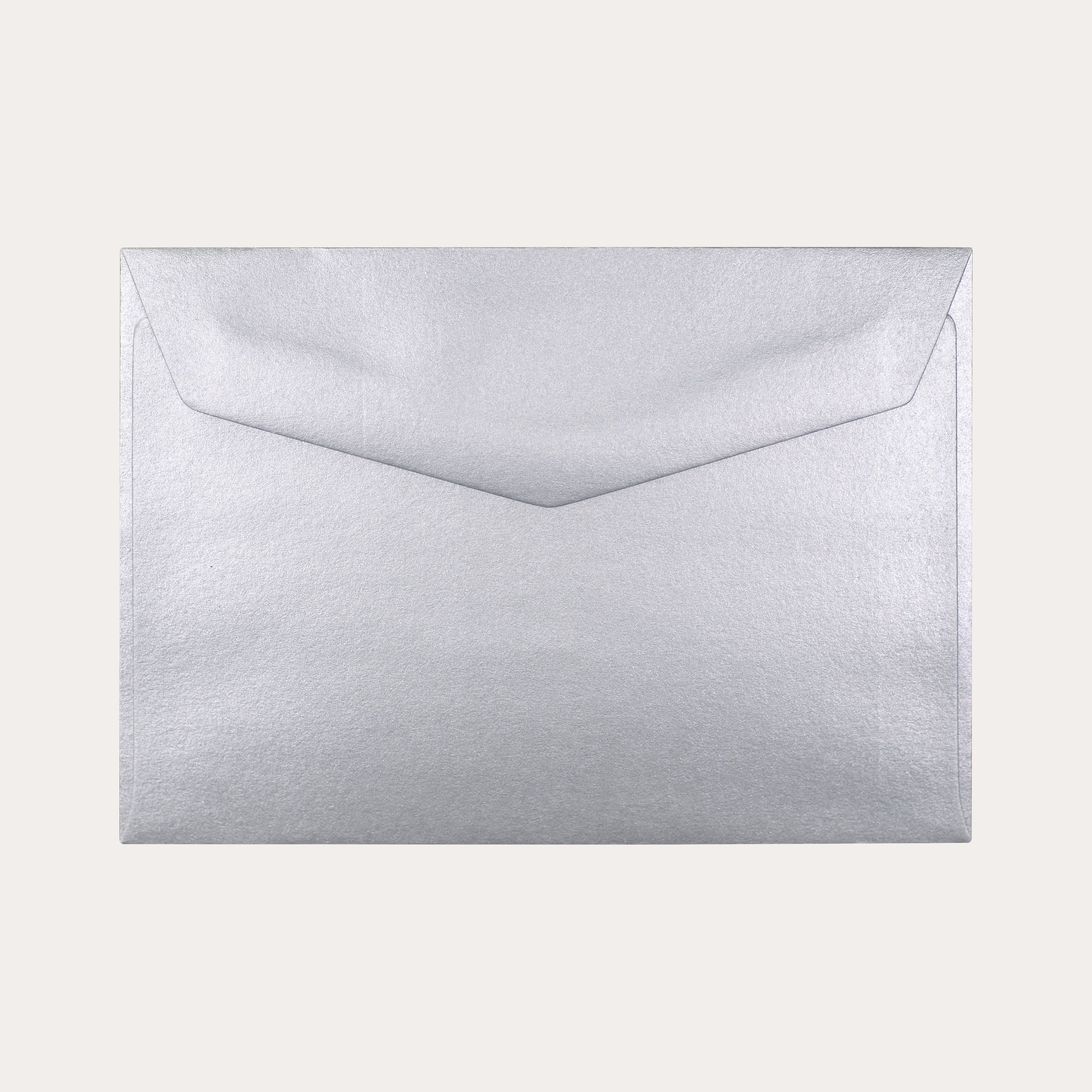 Enveloppes C6 5 pièces Argenté