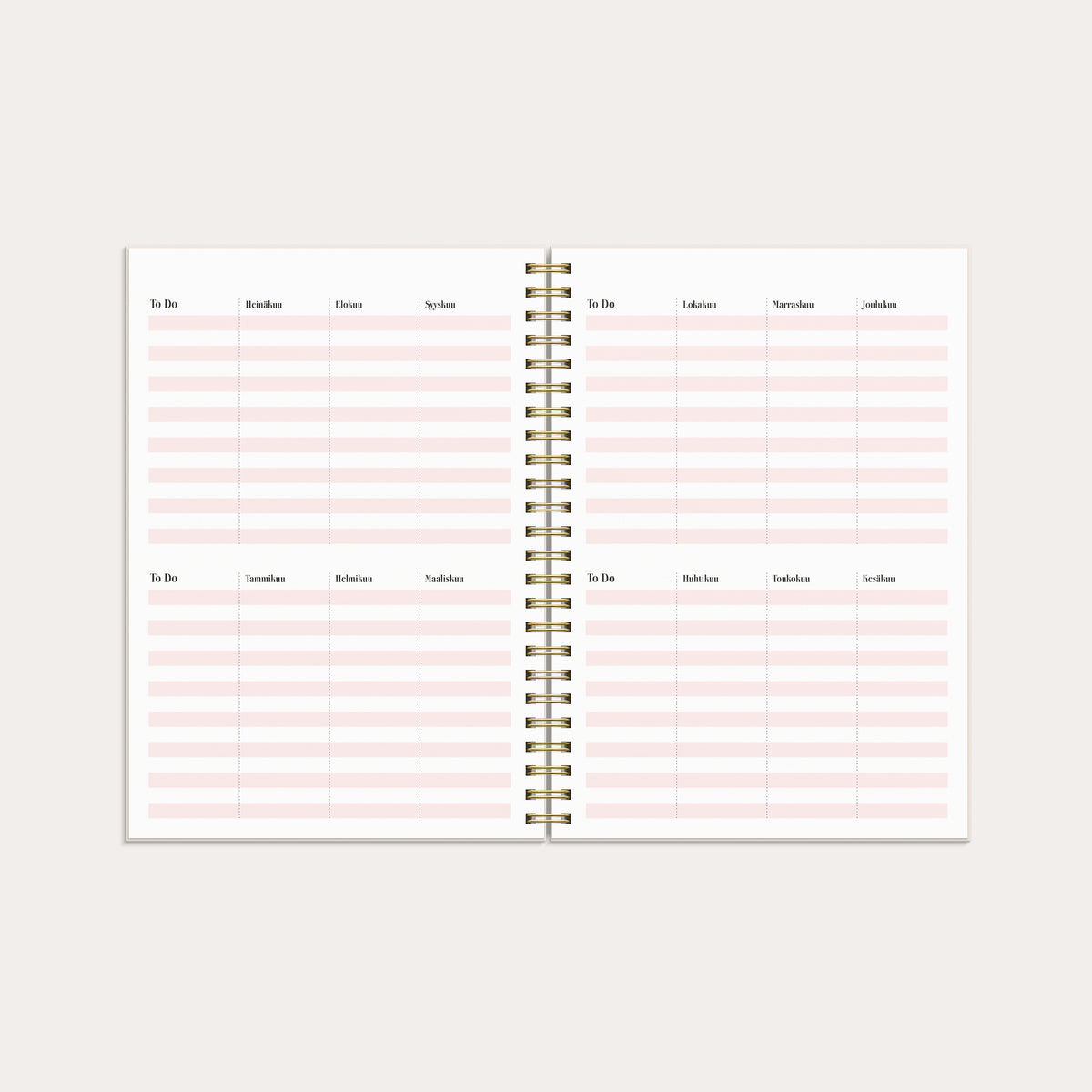 Life Planner Pink A5 26/27