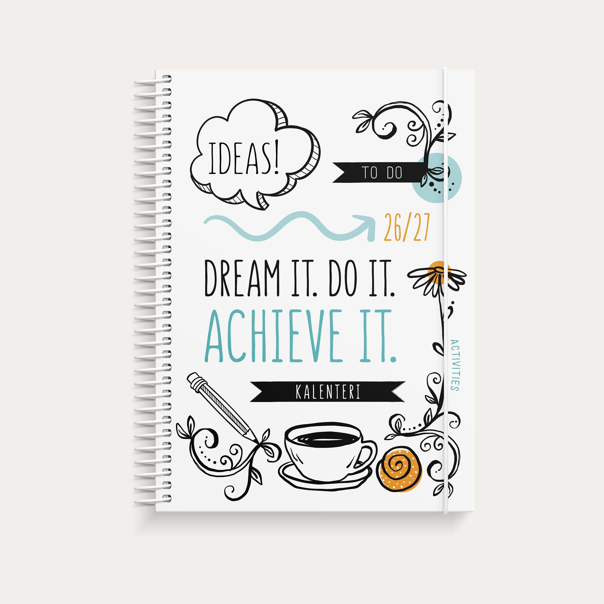 Kalenteri Scribble A5 26/27