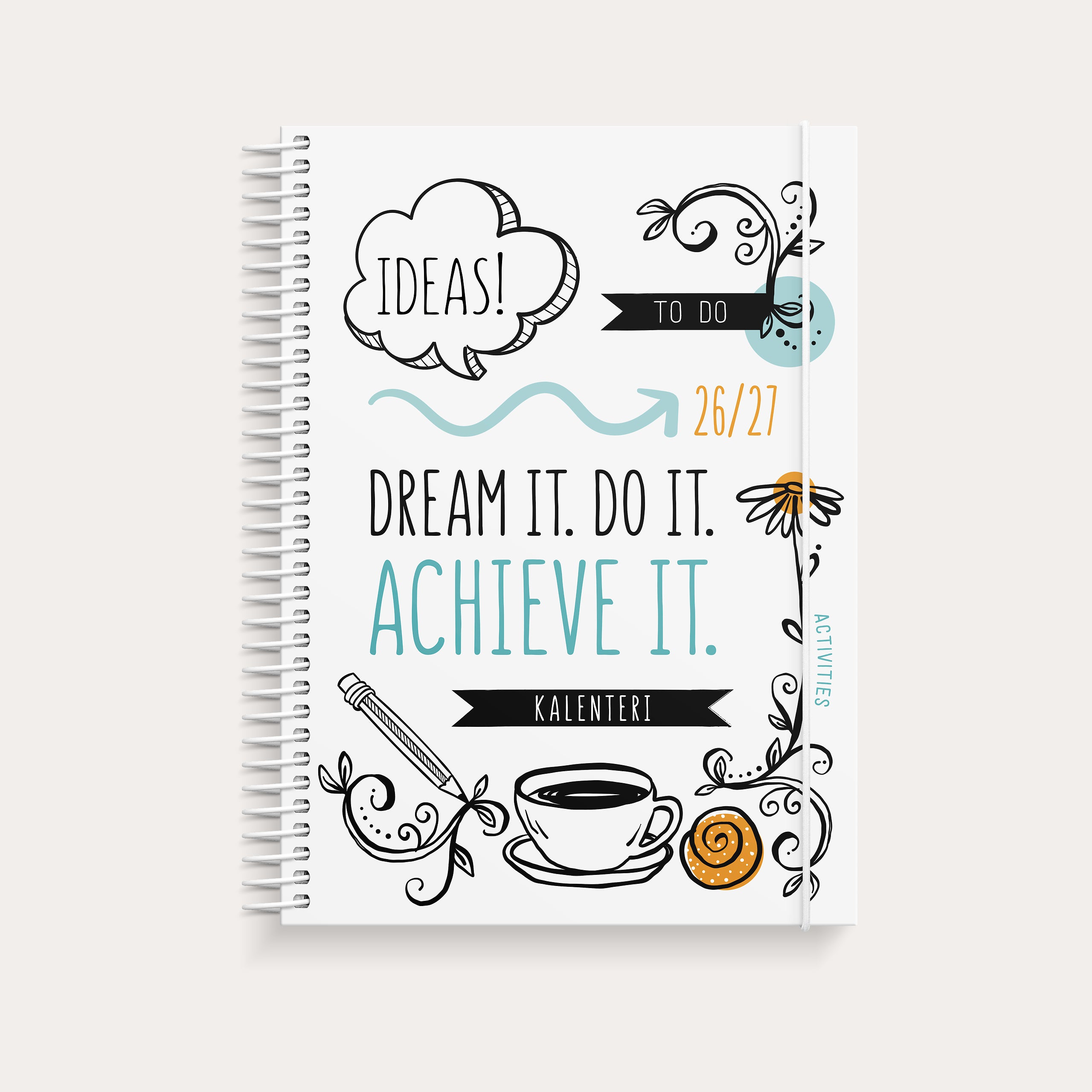 Kalenteri Scribble A5 26/27