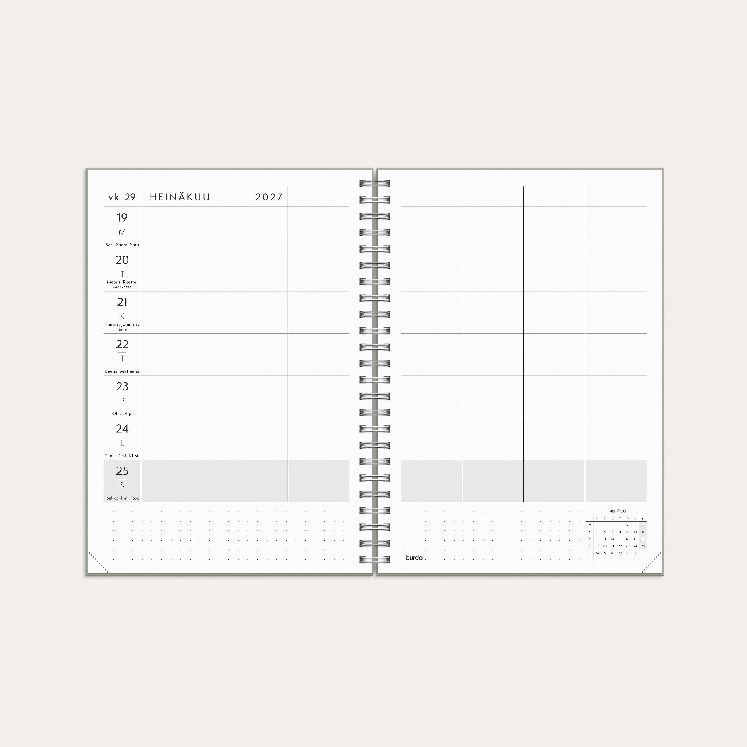 Kalenteri Plan more A5 26/27