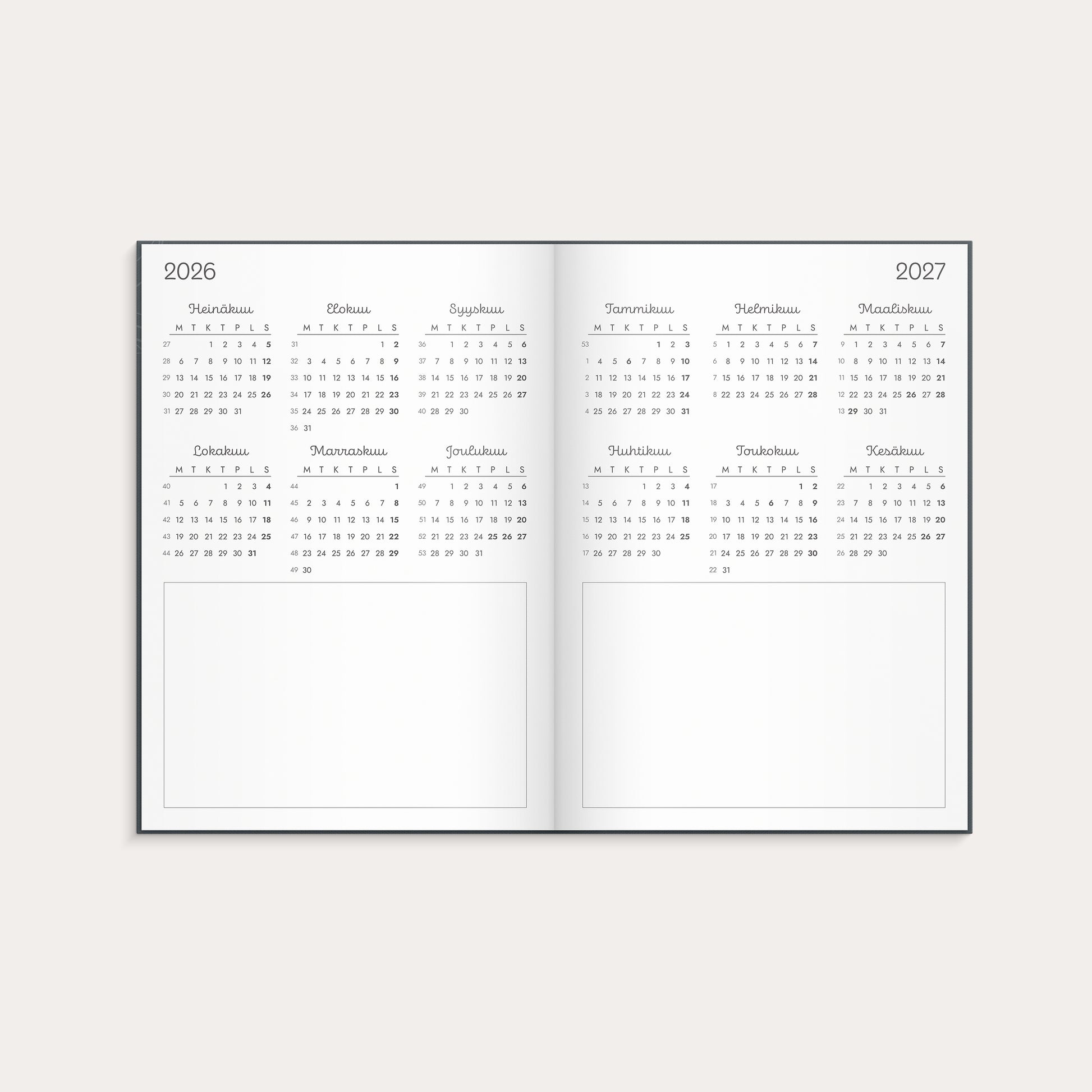 Kalenteri Doodle A5 26/27 sidottu – detail view