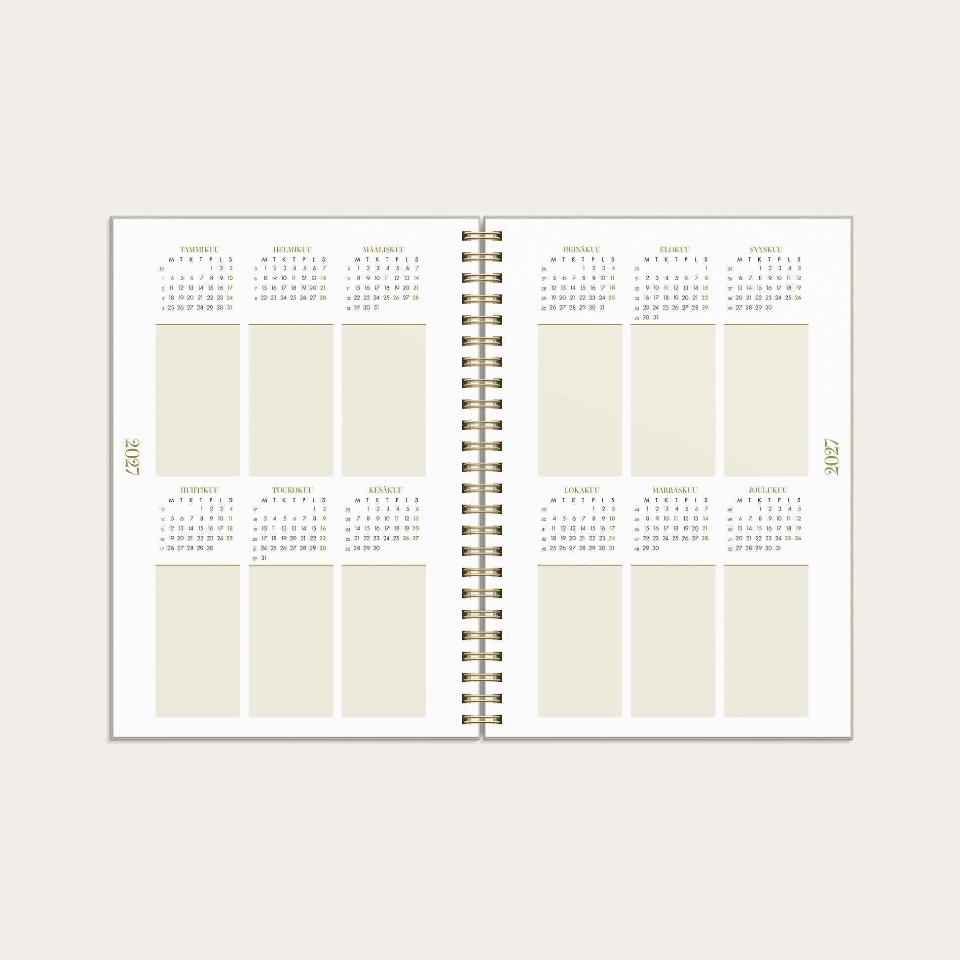 Life Planner Essentials A5 26/27 – detail view