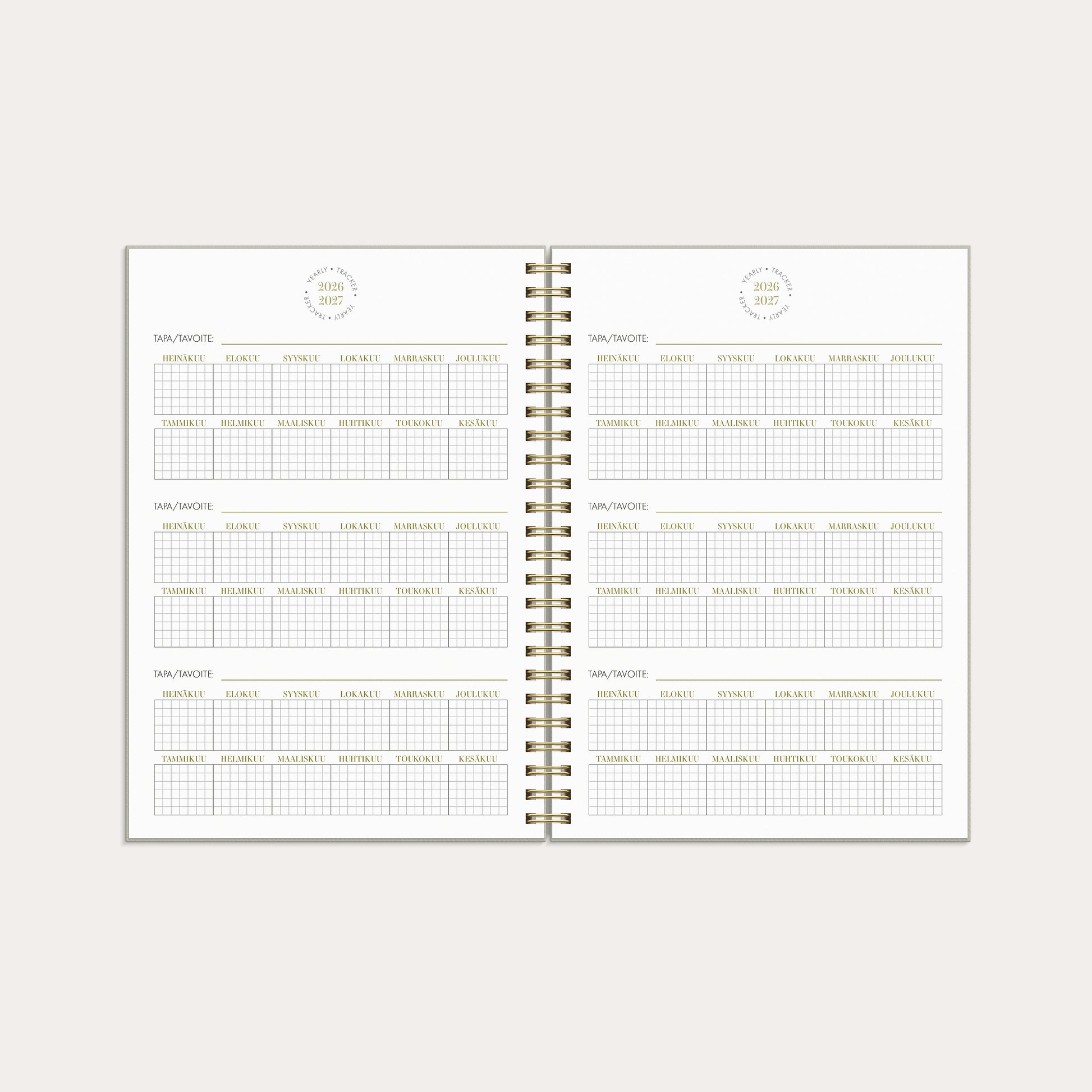Life Planner Essentials A5 26/27 – detail view