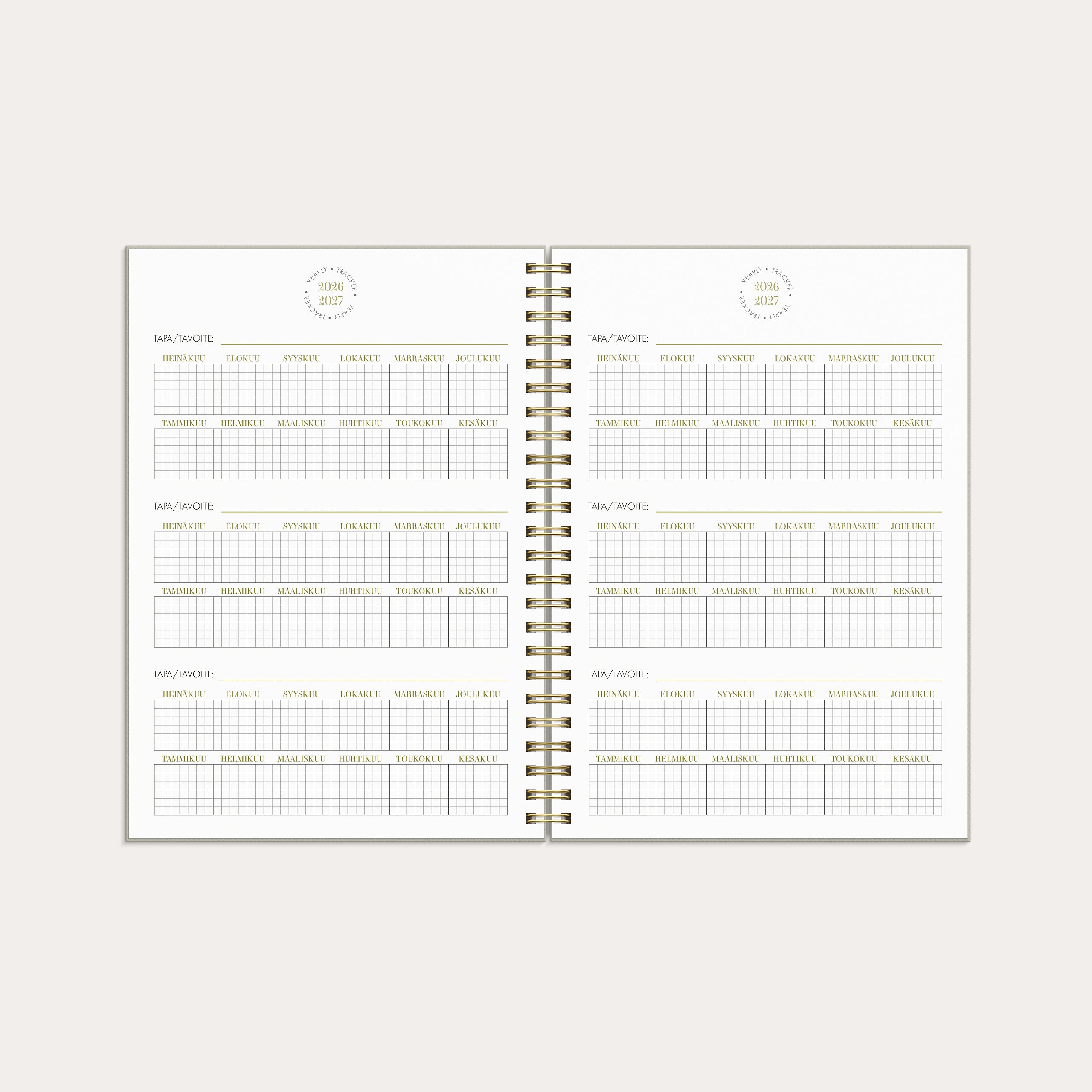 Life Planner Essentials A5 26/27 – detail view
