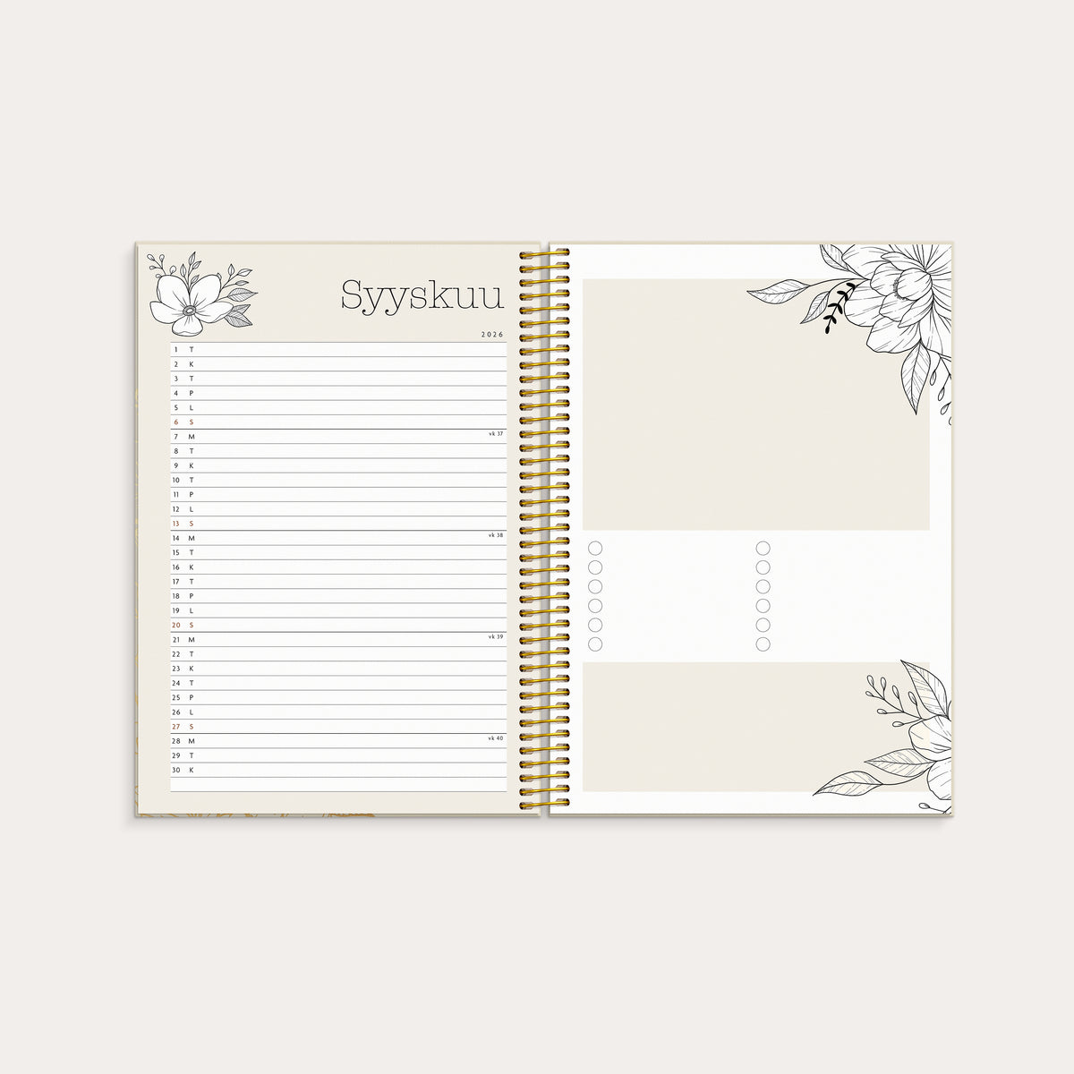 Life Planner Bloom A5 26/27