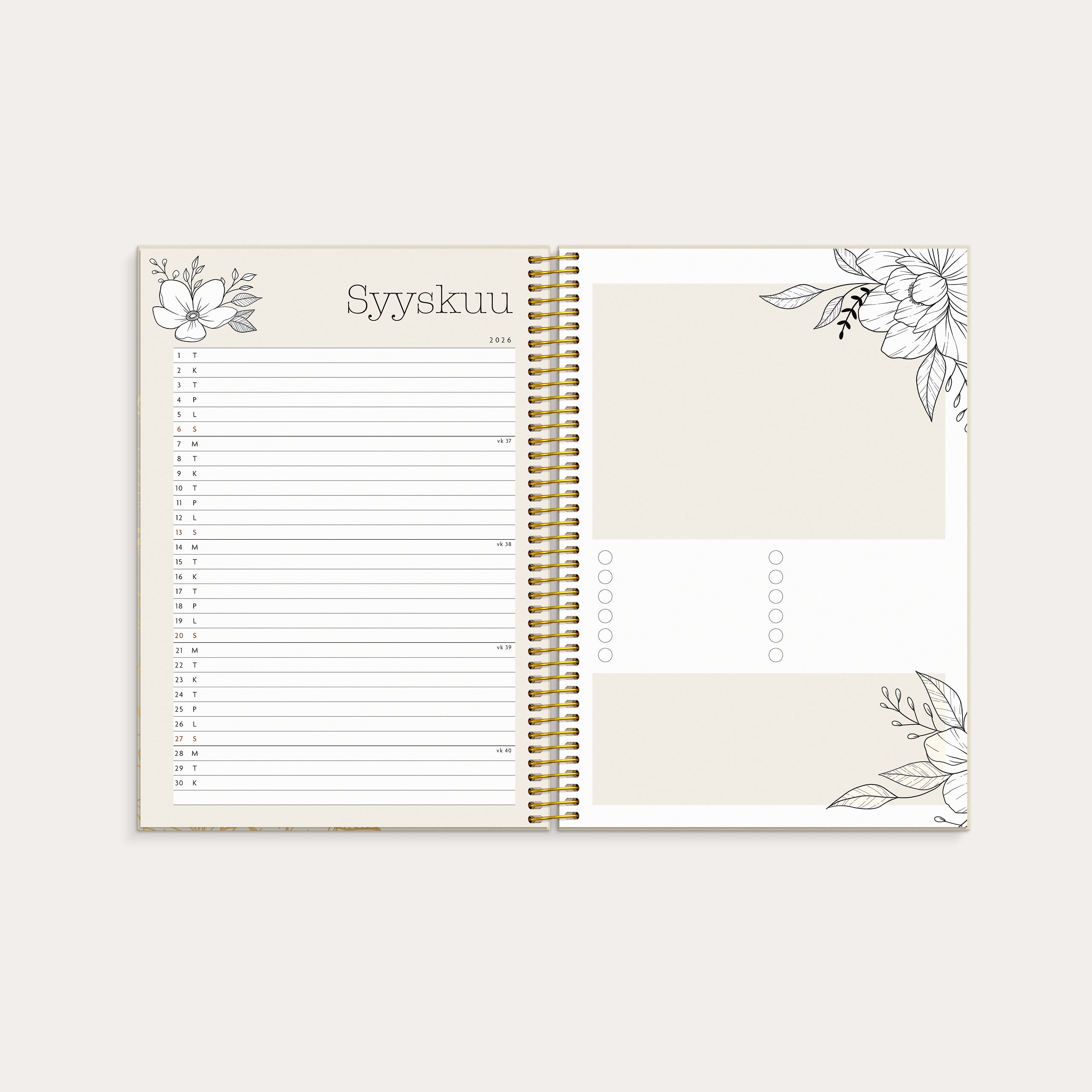 Life Planner Bloom A5 26/27