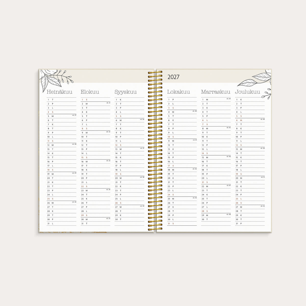 Life Planner Bloom A5 26/27