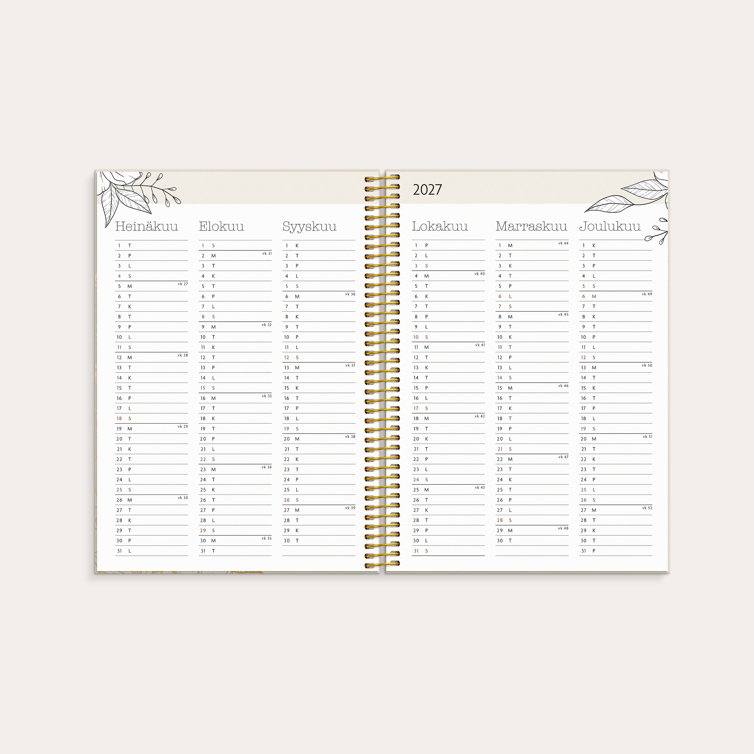 Life Planner Bloom A5 26/27