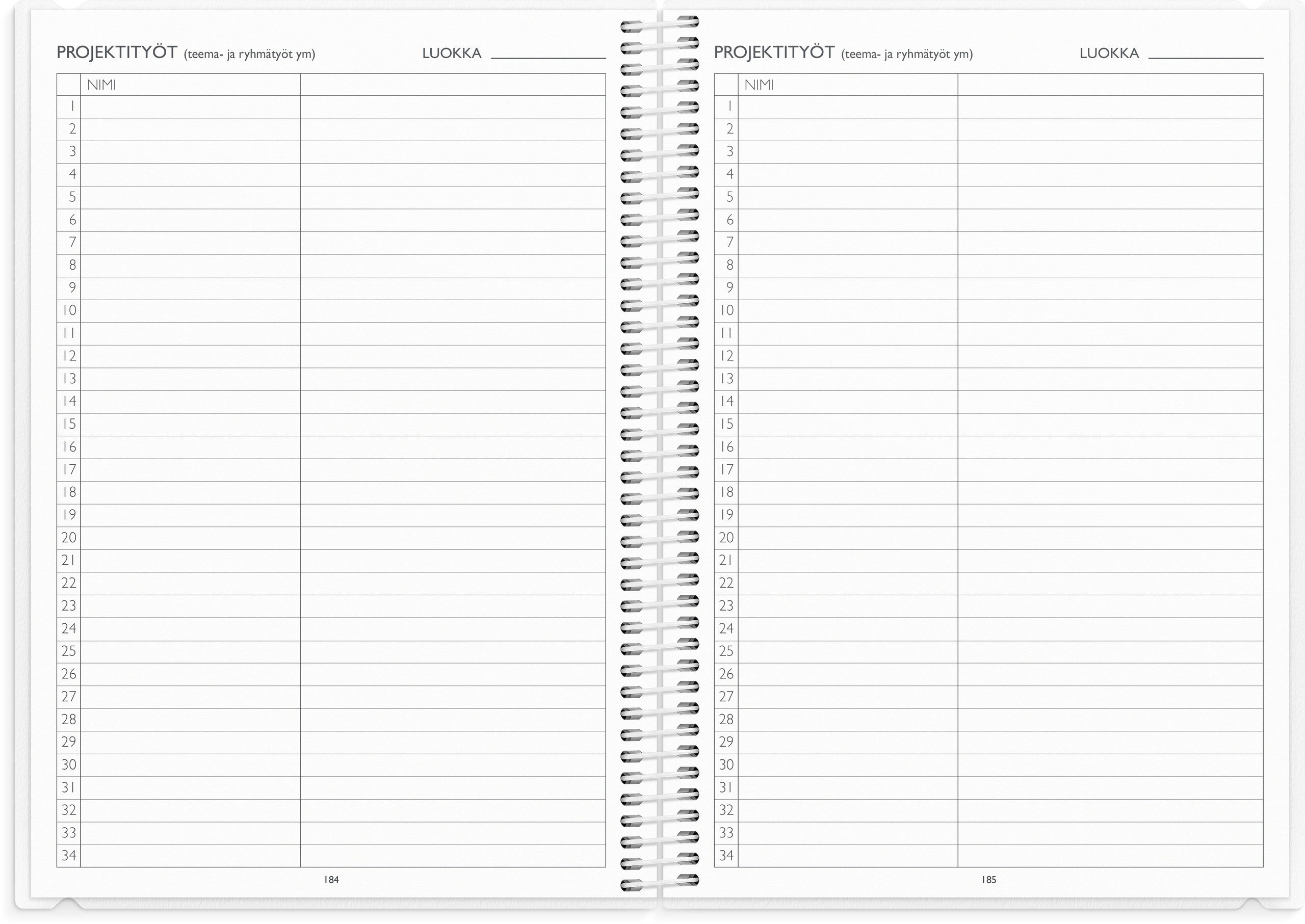Opettajan tuntimuistio A5 26/27
