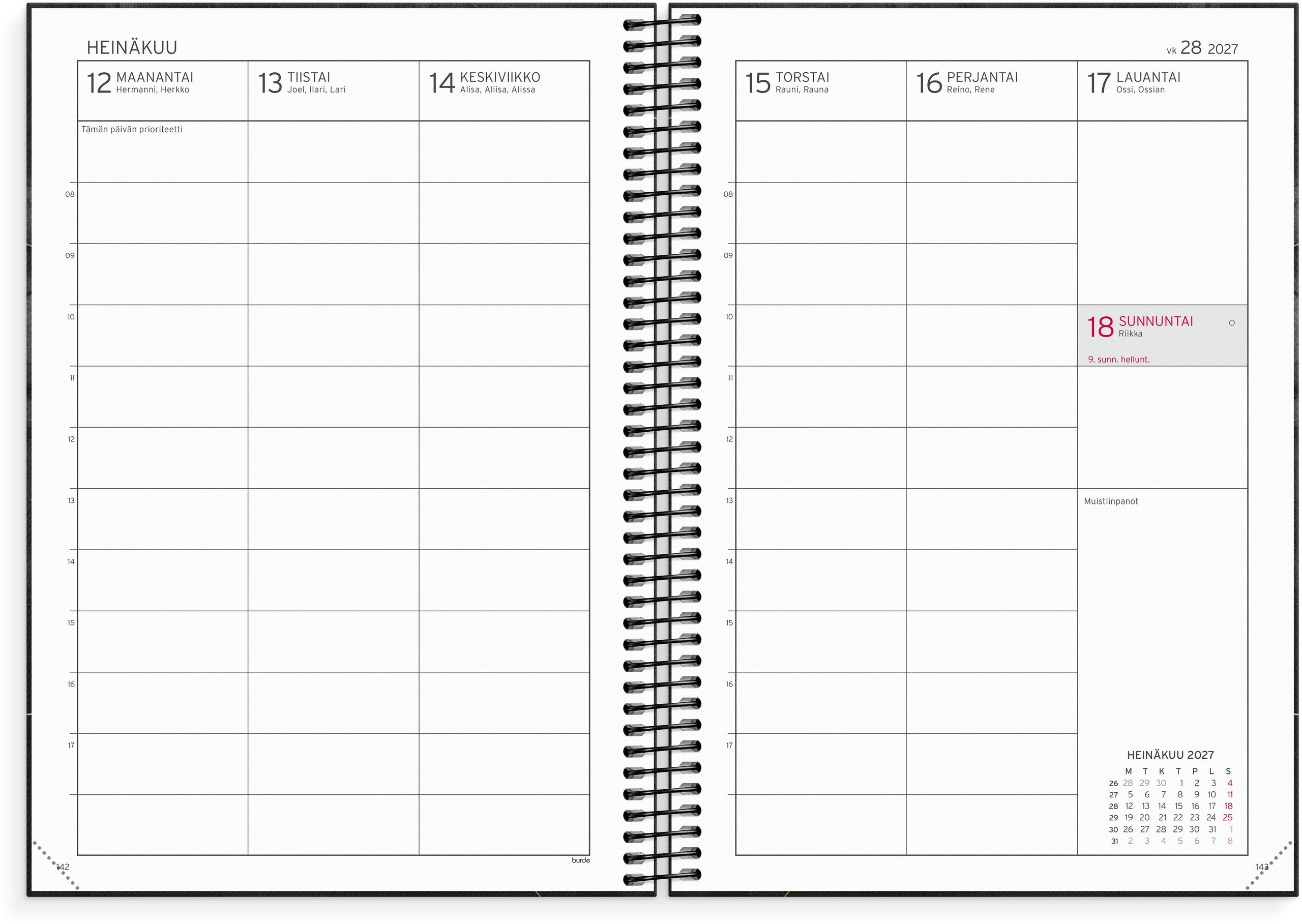 Opettajan suunnitelmakalenteri B5 26/27