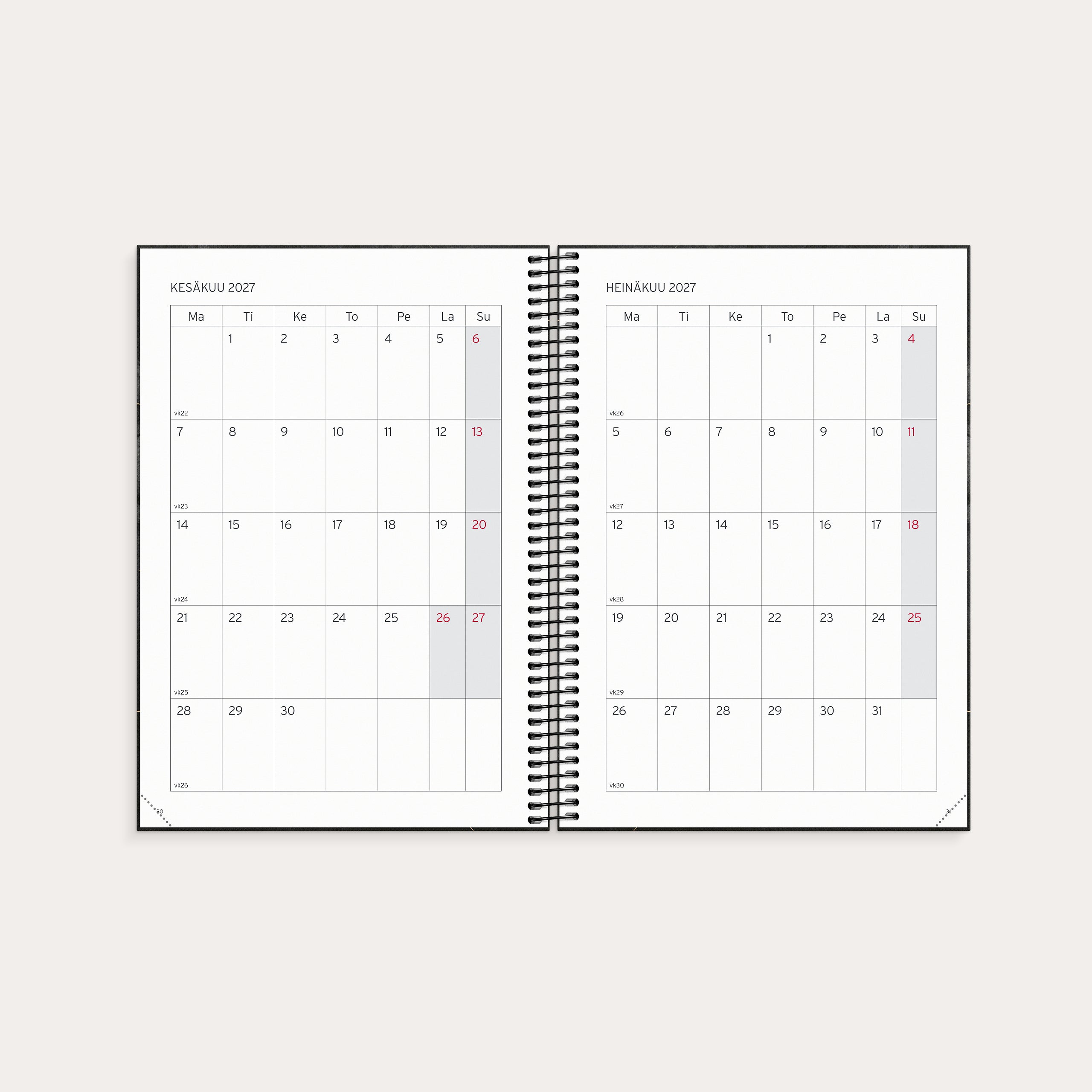 Teachers calendar B5 26/27
