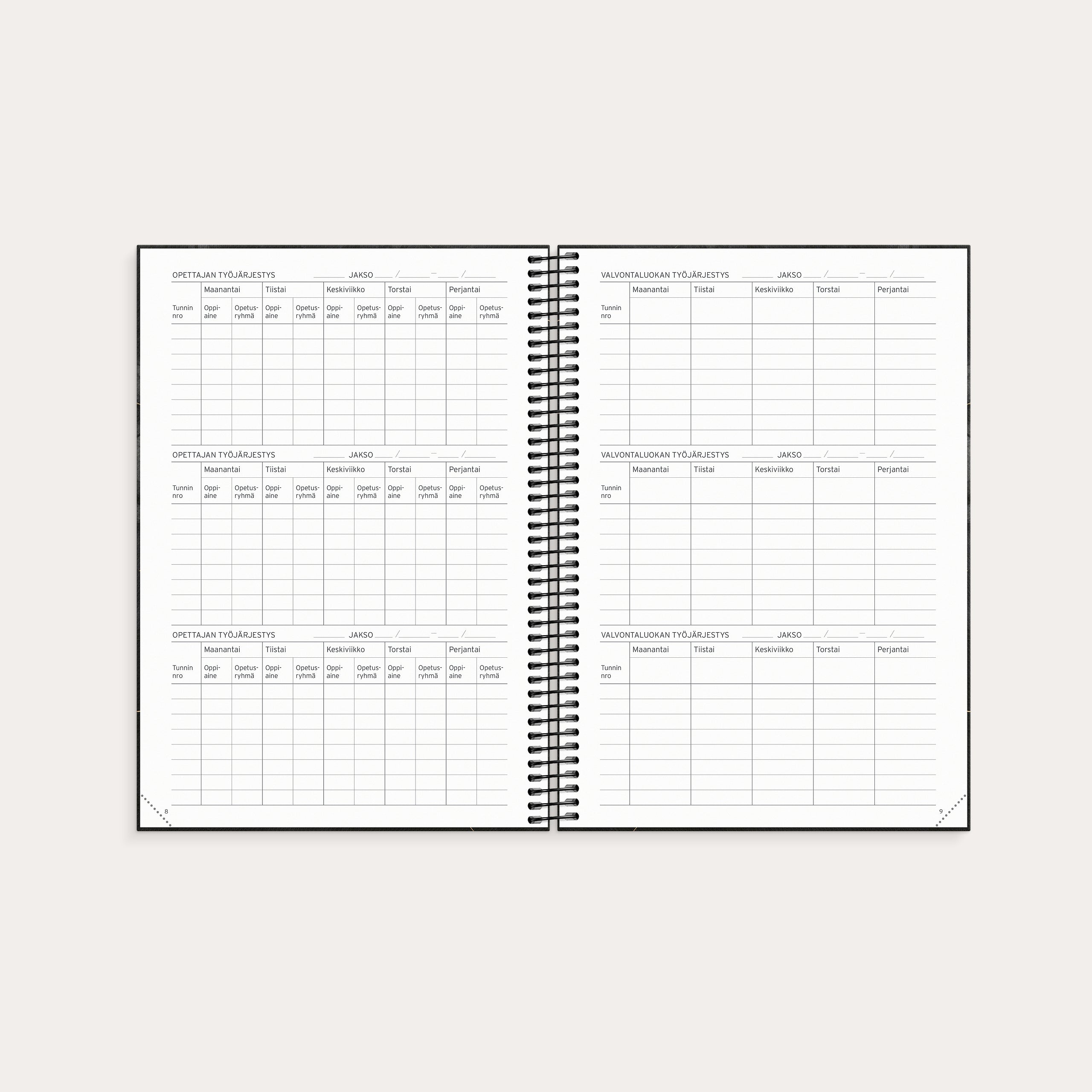 Teachers calendar B5 26/27