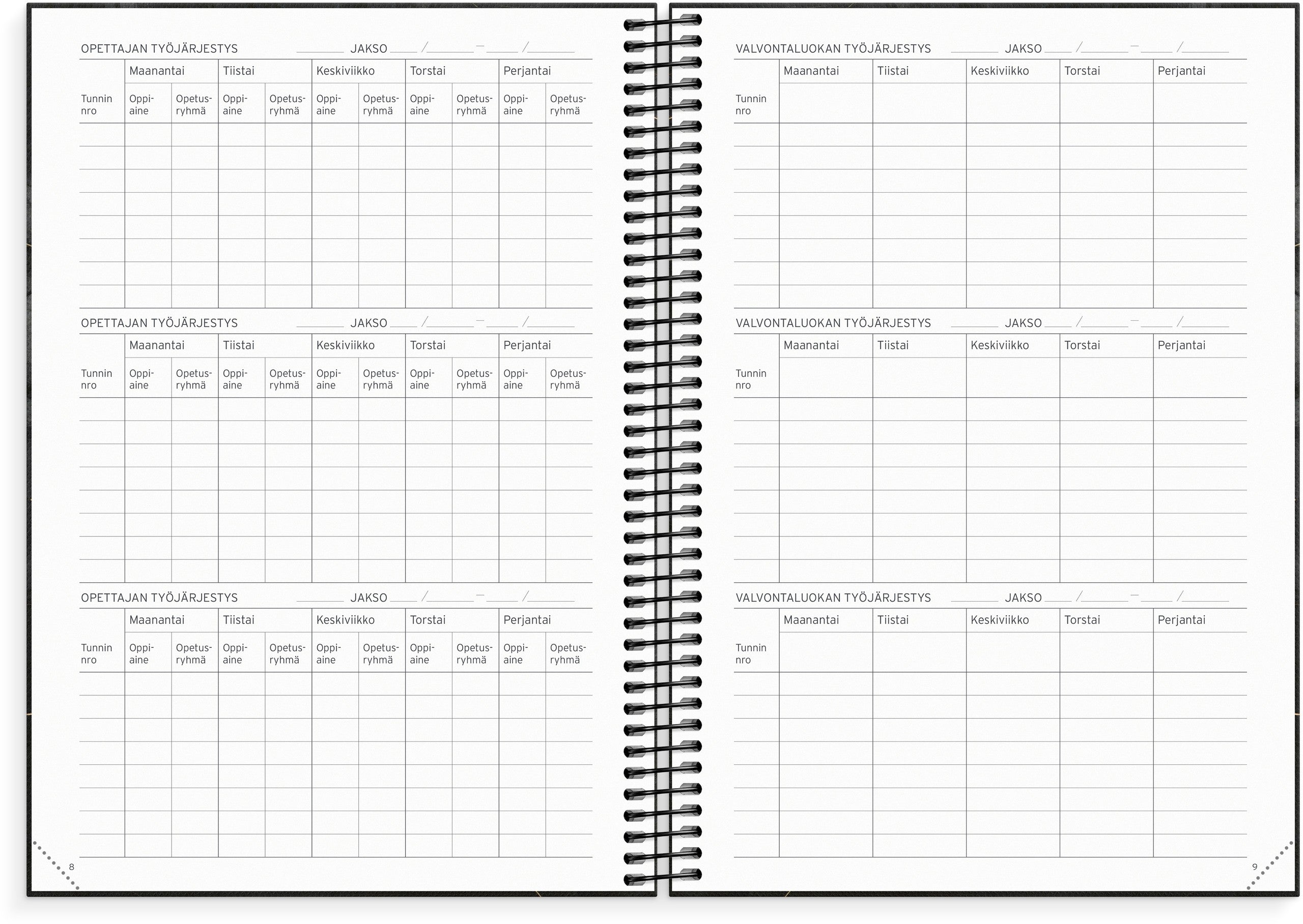 Opettajan suunnitelmakalenteri B5 26/27