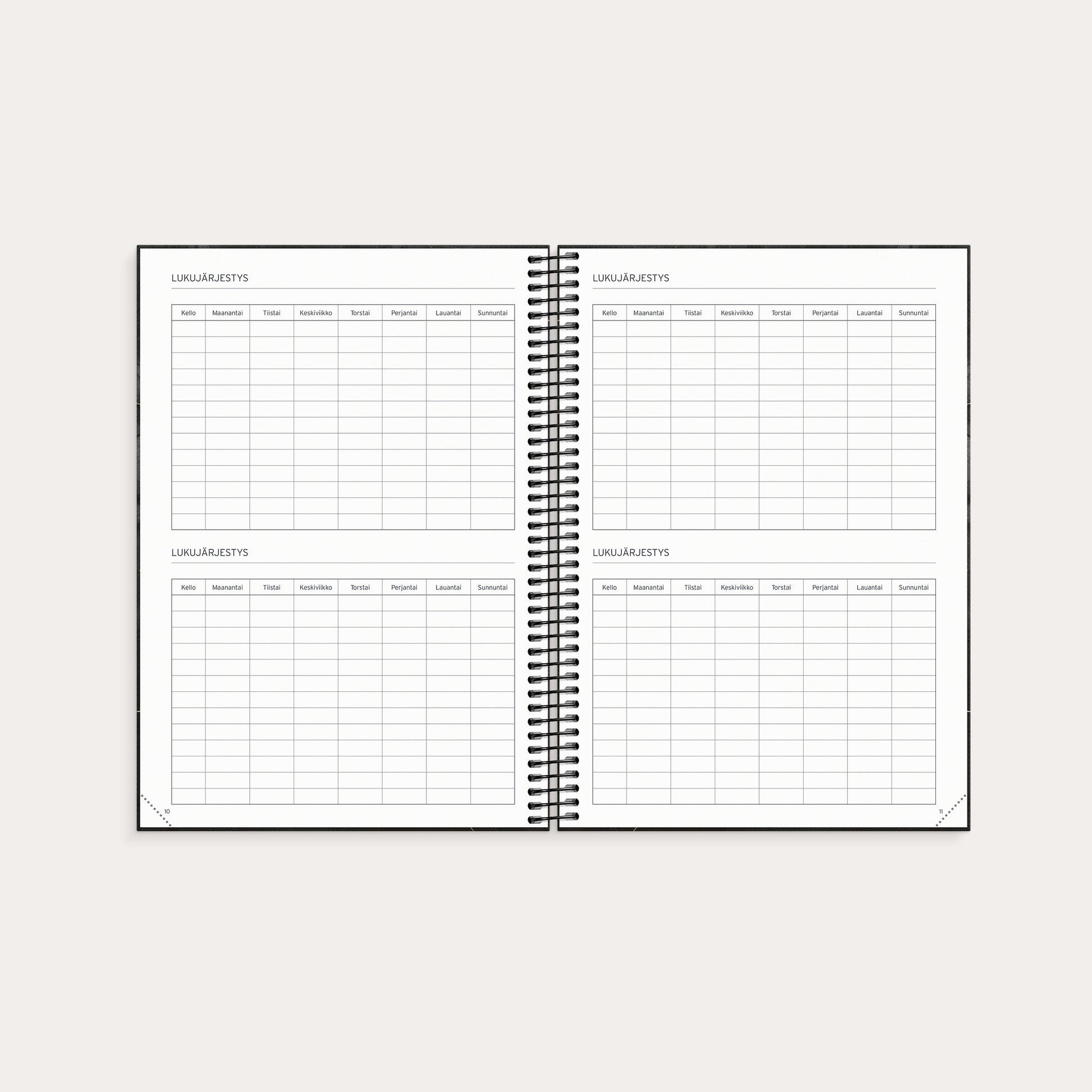 Opettajan suunnitelmakalenteri B5 26/27 – detail view