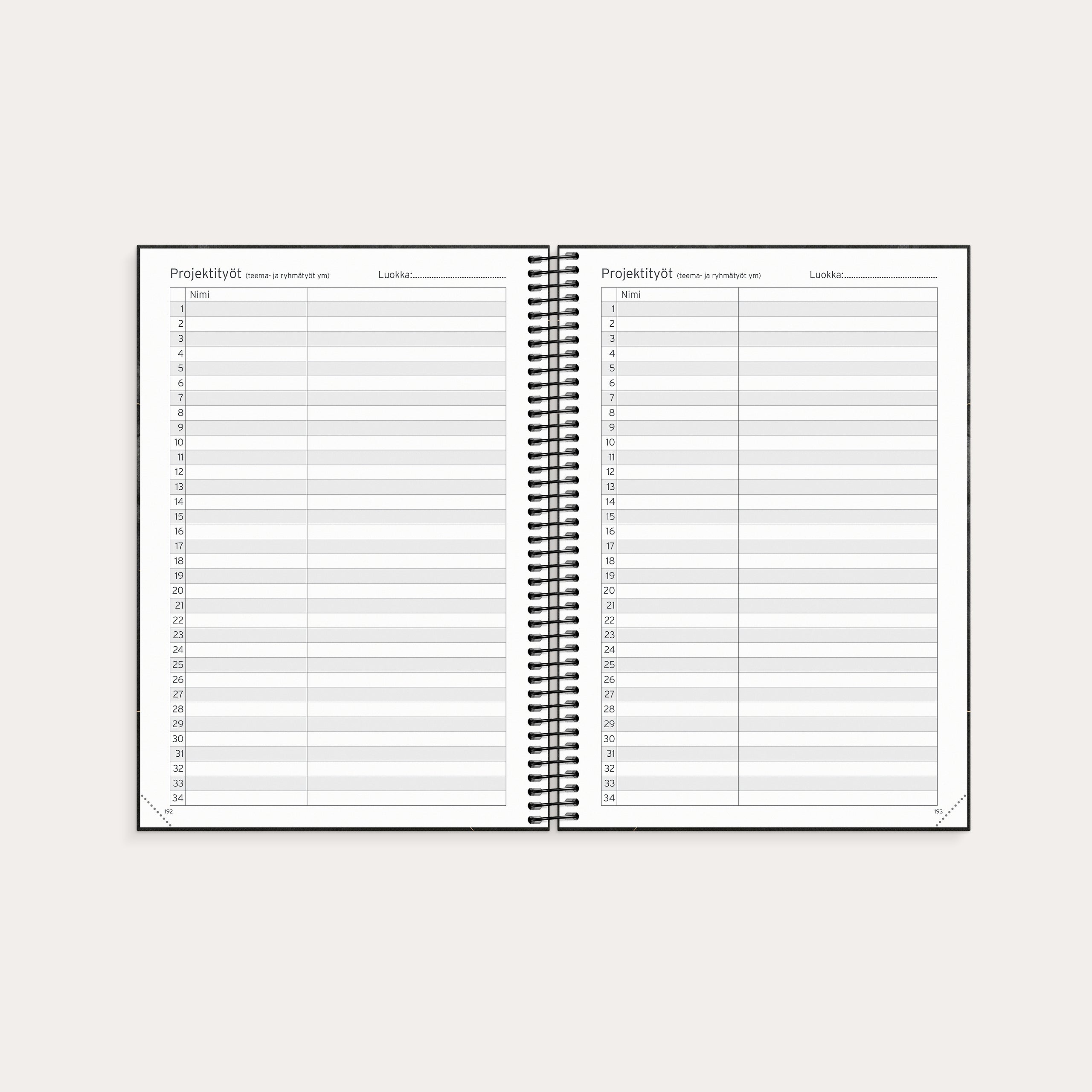 Teachers calendar B5 26/27