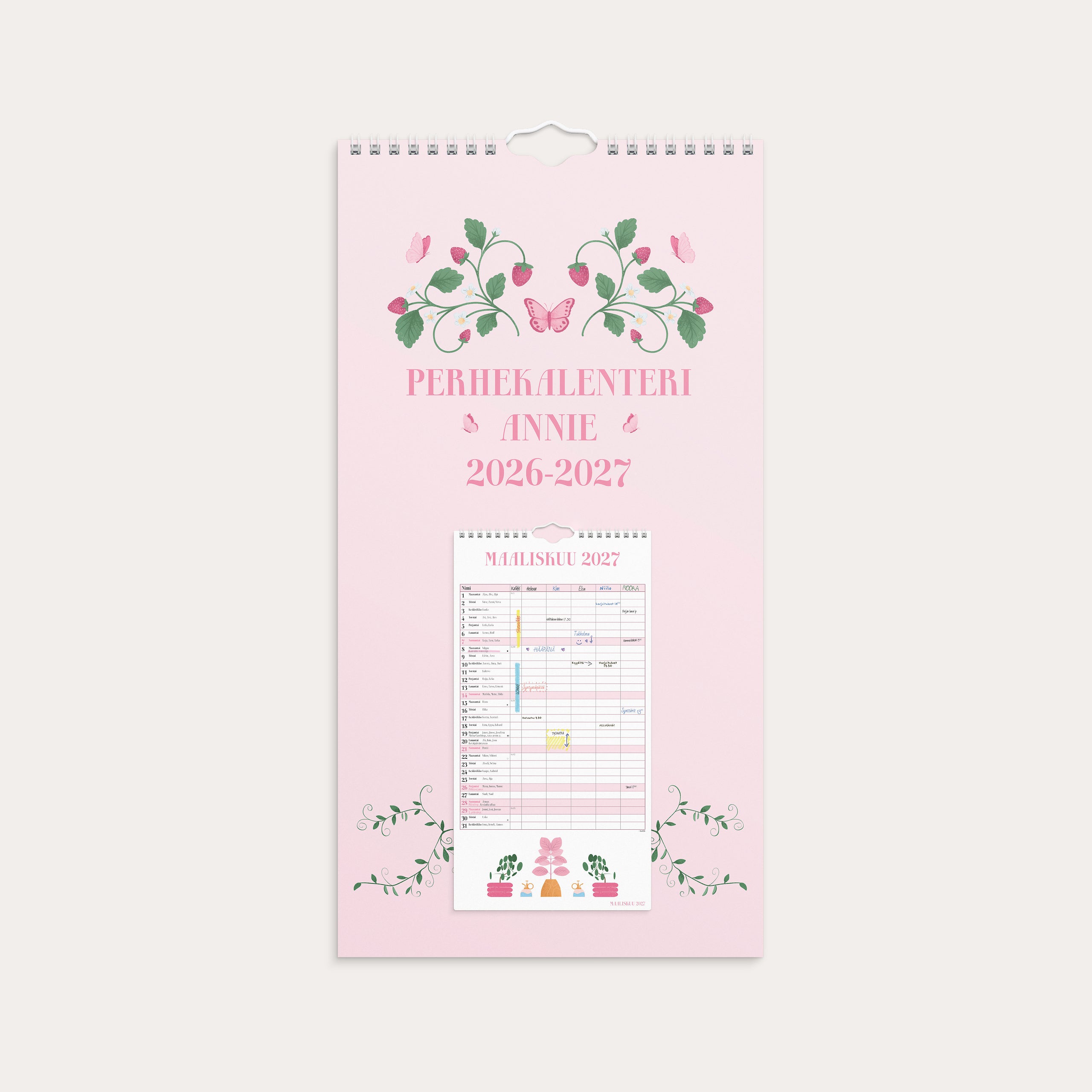 Perhekalenteri Annie 26/27