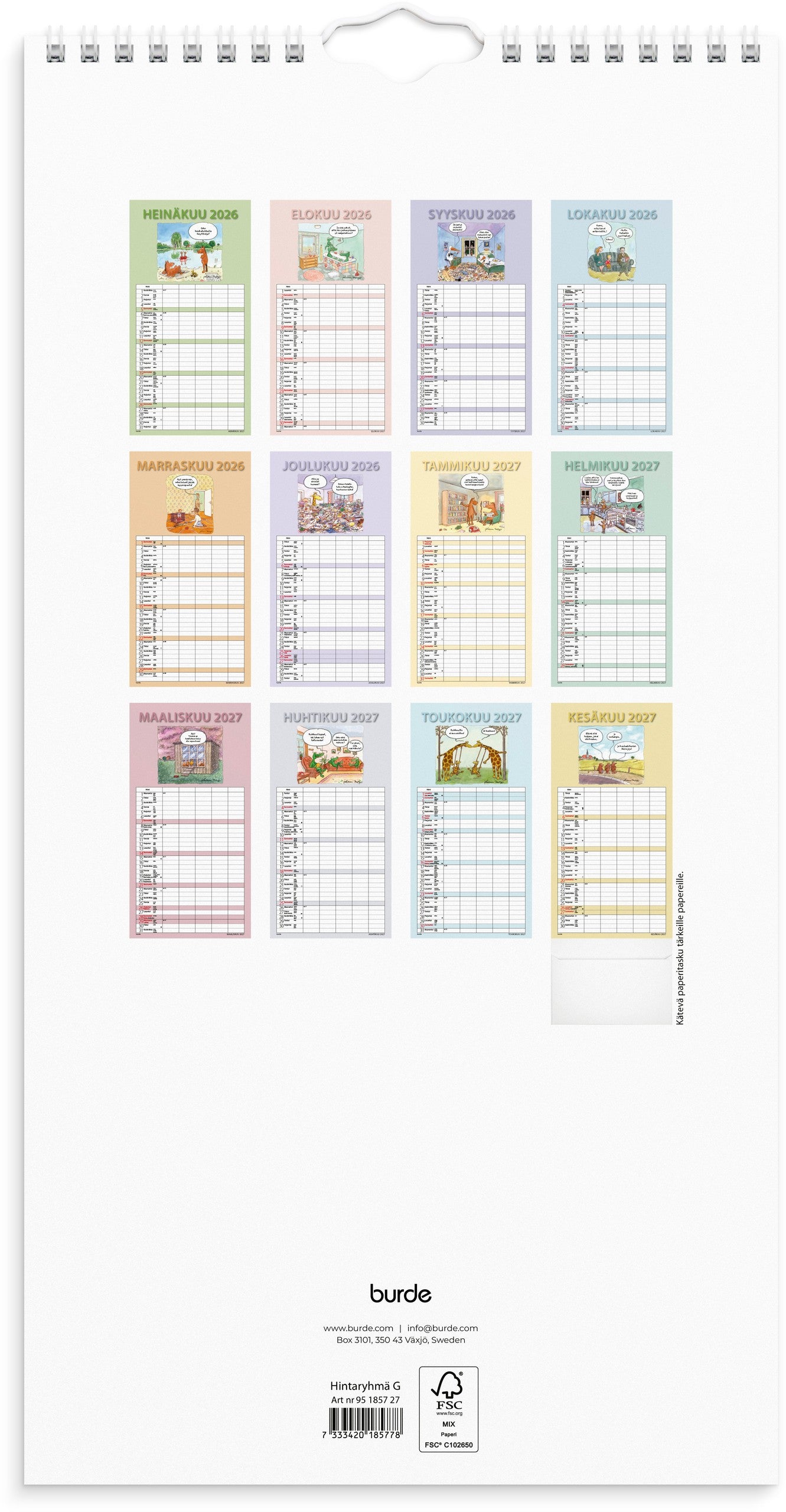 Perhekalenteri Hauska 26/27