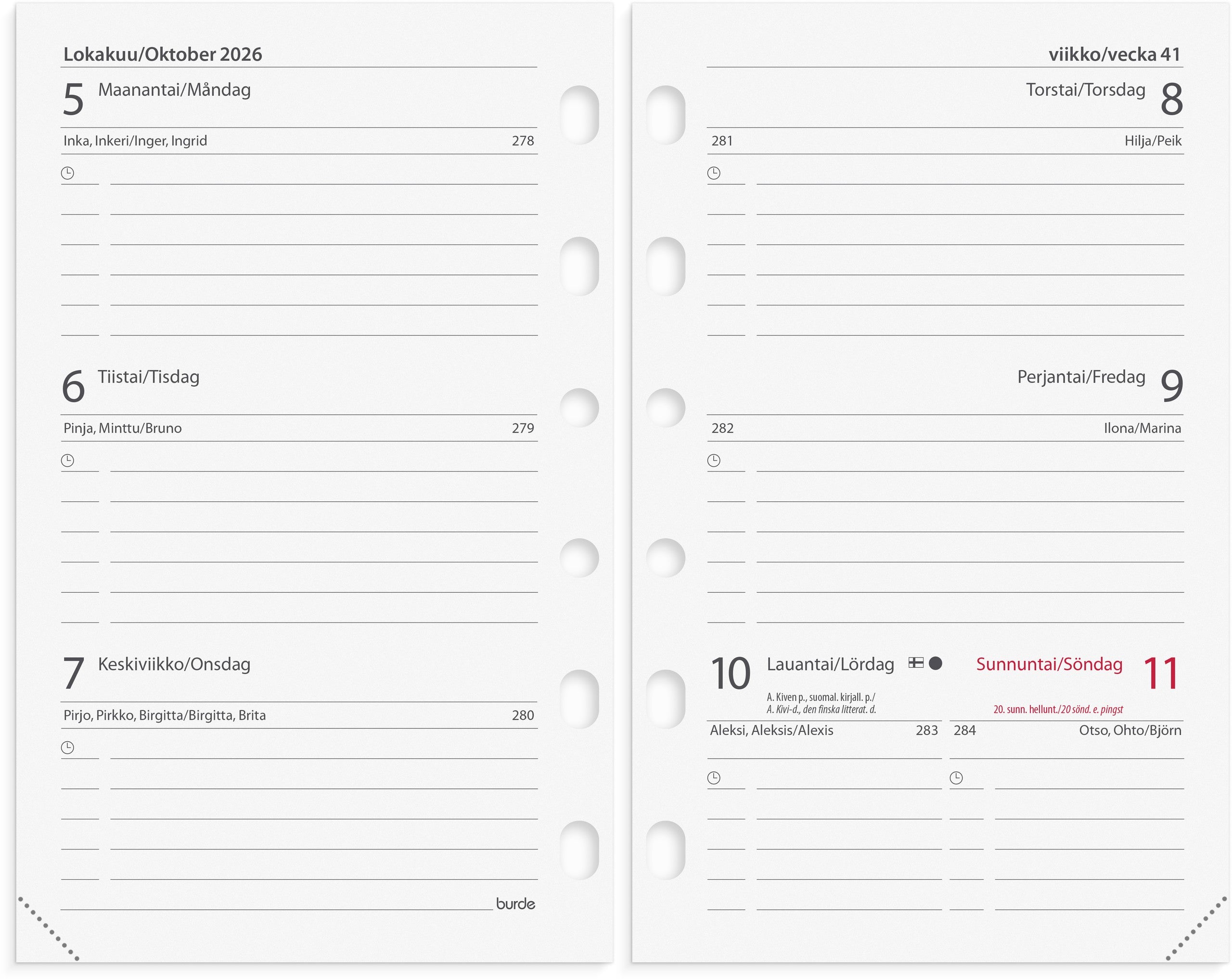 Compact kalenteripaketti 18 kk 26/27