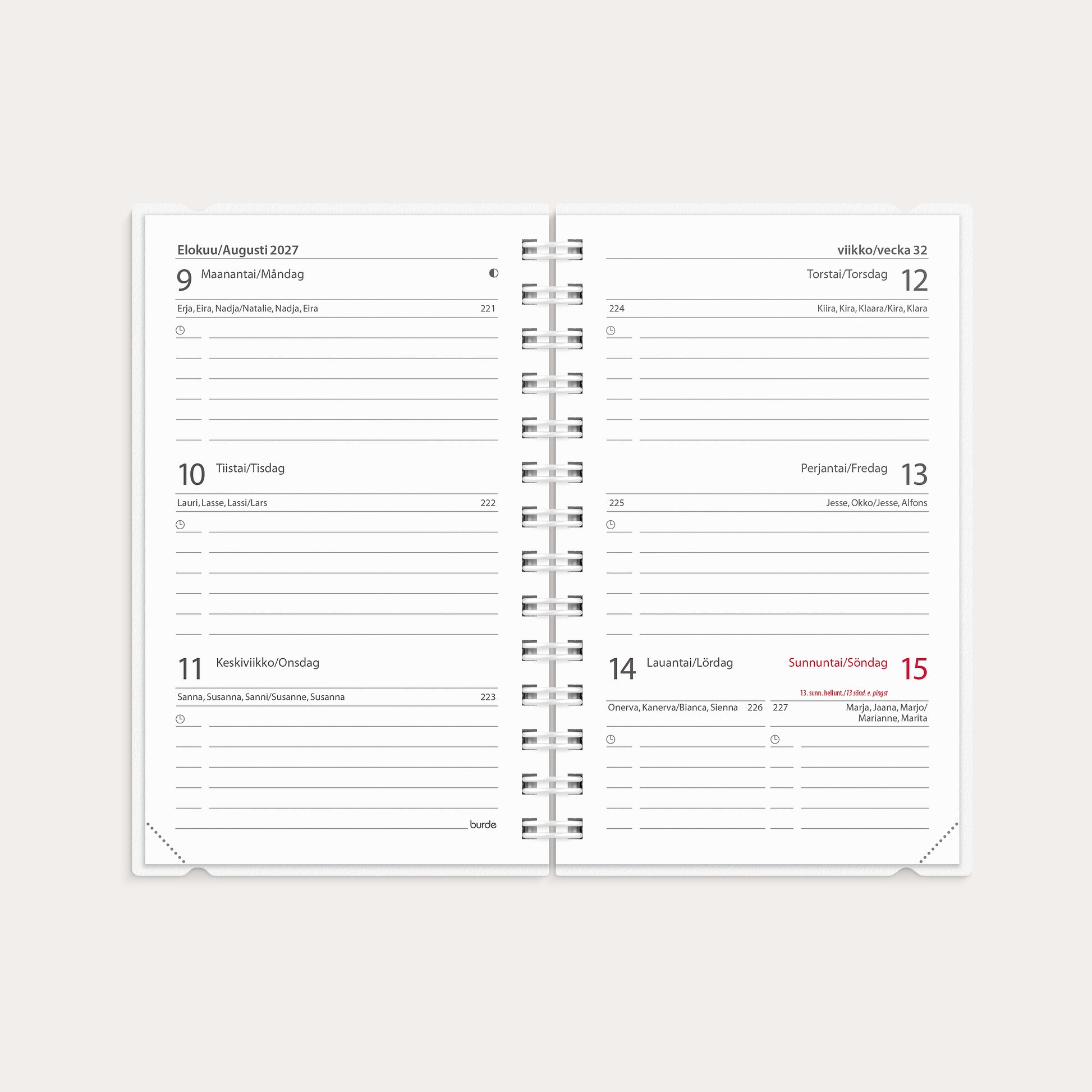 Kalenteri Compact 4i1 26/27 – detail view