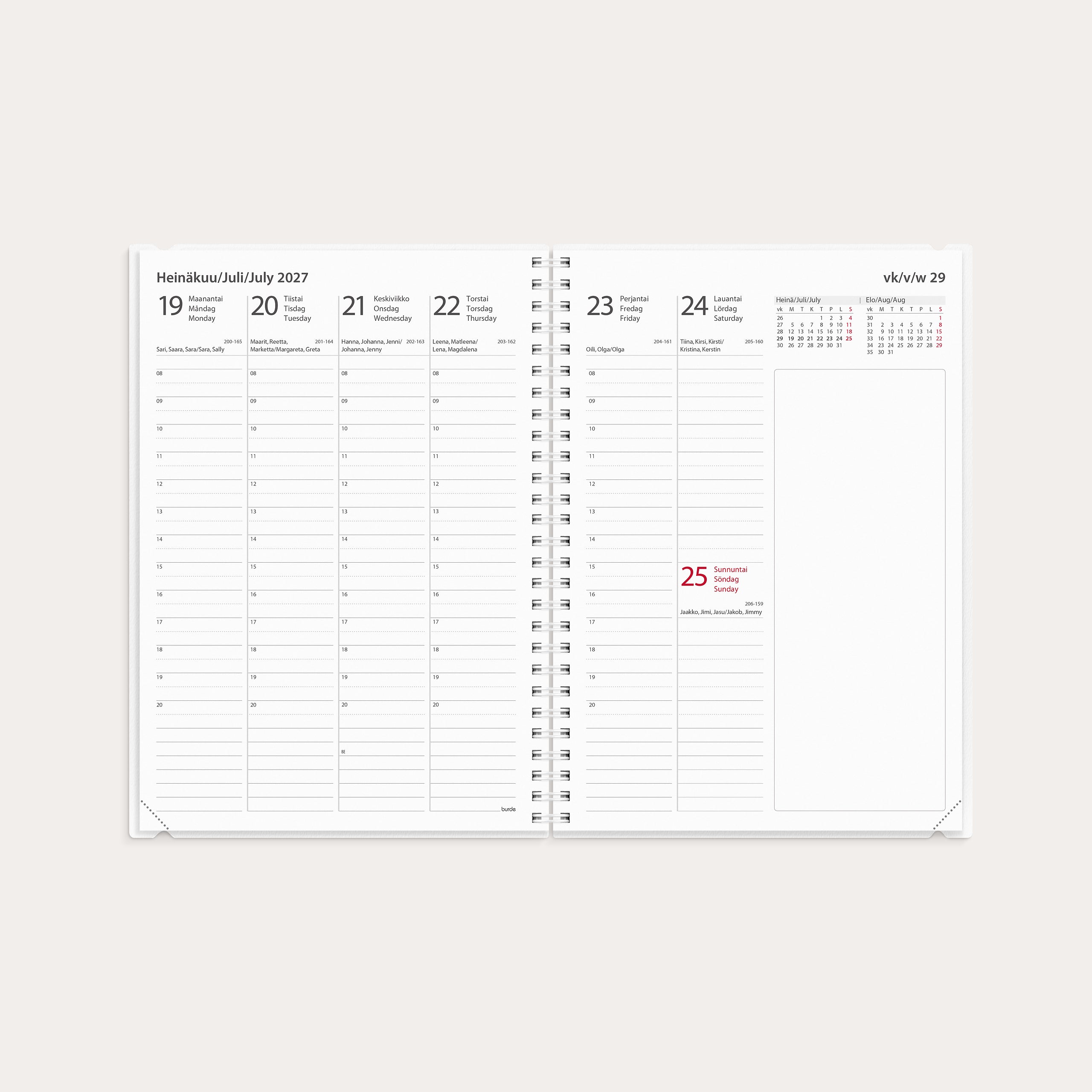 Calendar Study 4in1 A5 26/27
